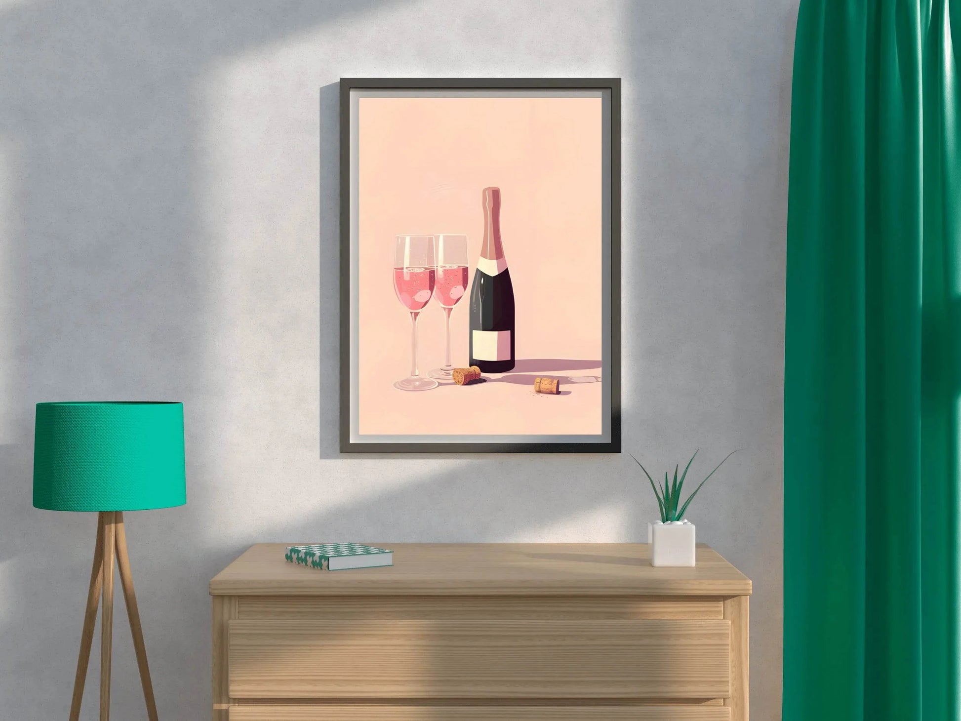 Wine Bottle Wall Art - beink online art store