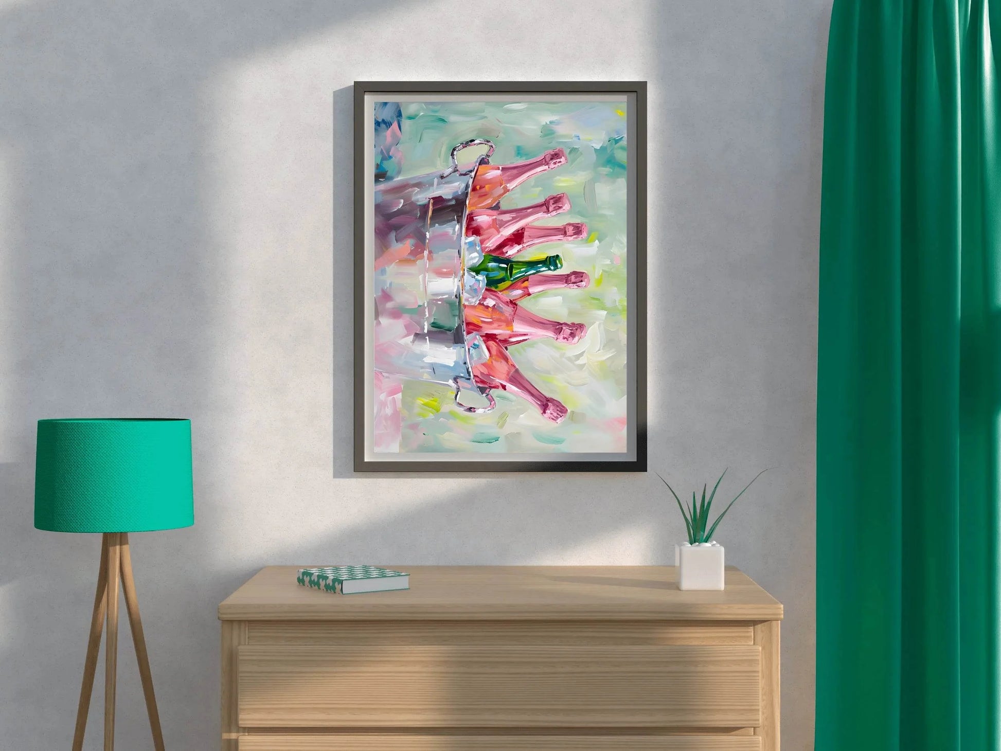 Champagne on Ice Wall Art - beink online art store