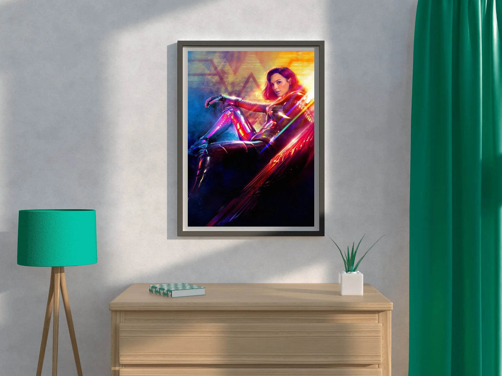 Wonder Woman 1984 with Shiny theme Wall Art - beink online art store
