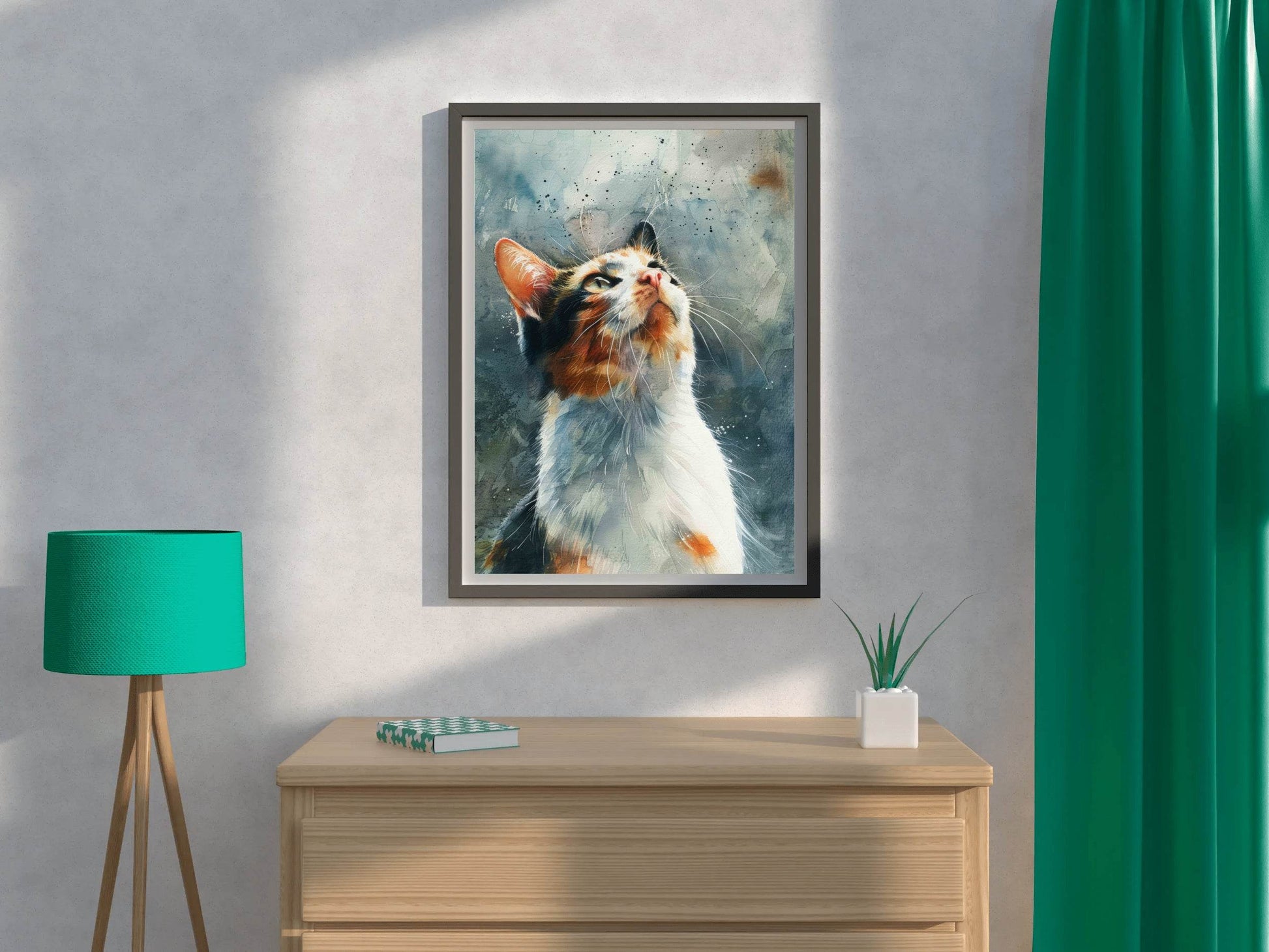 Cat Painted Picture Wall Art - beink online art store