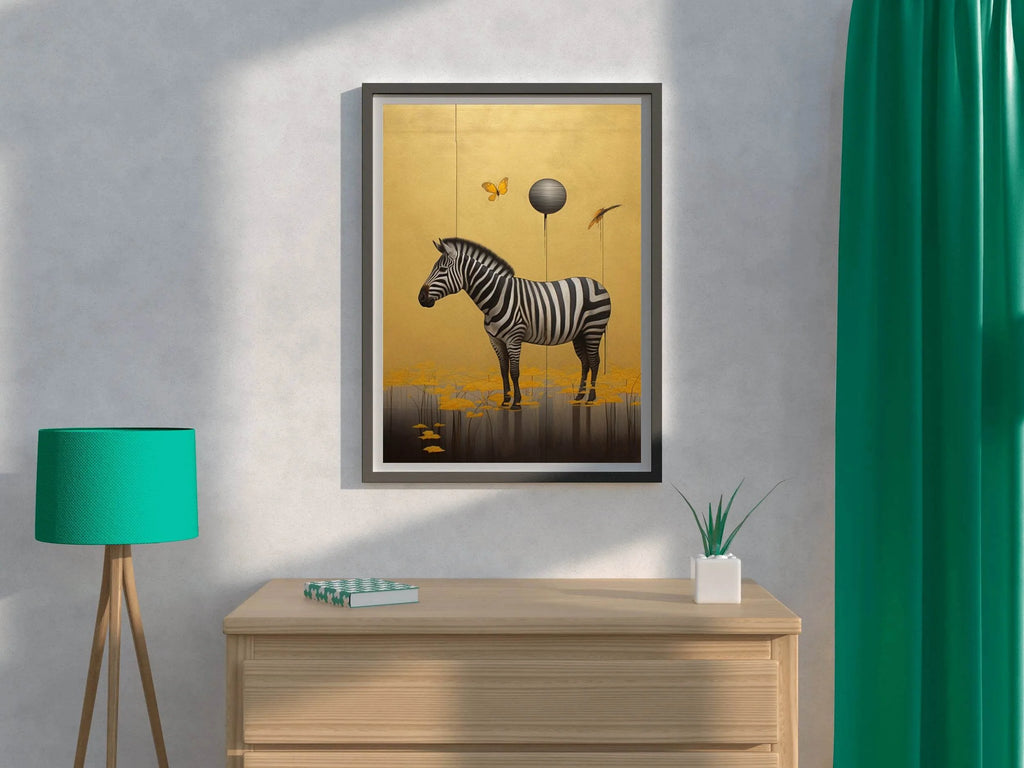 3D Painting of Zebra Animal Wall Art - beink online art store