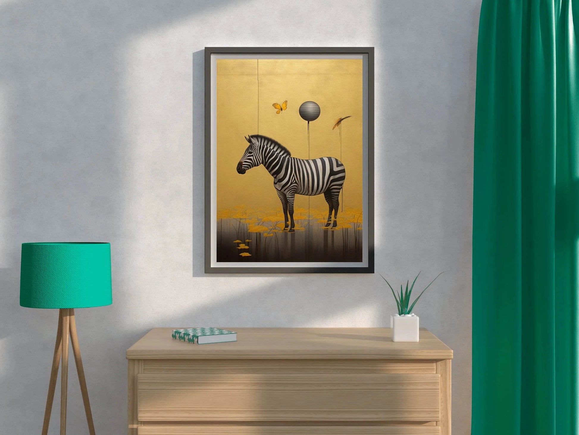 3D Painting of Zebra Animal Wall Art - beink online art store