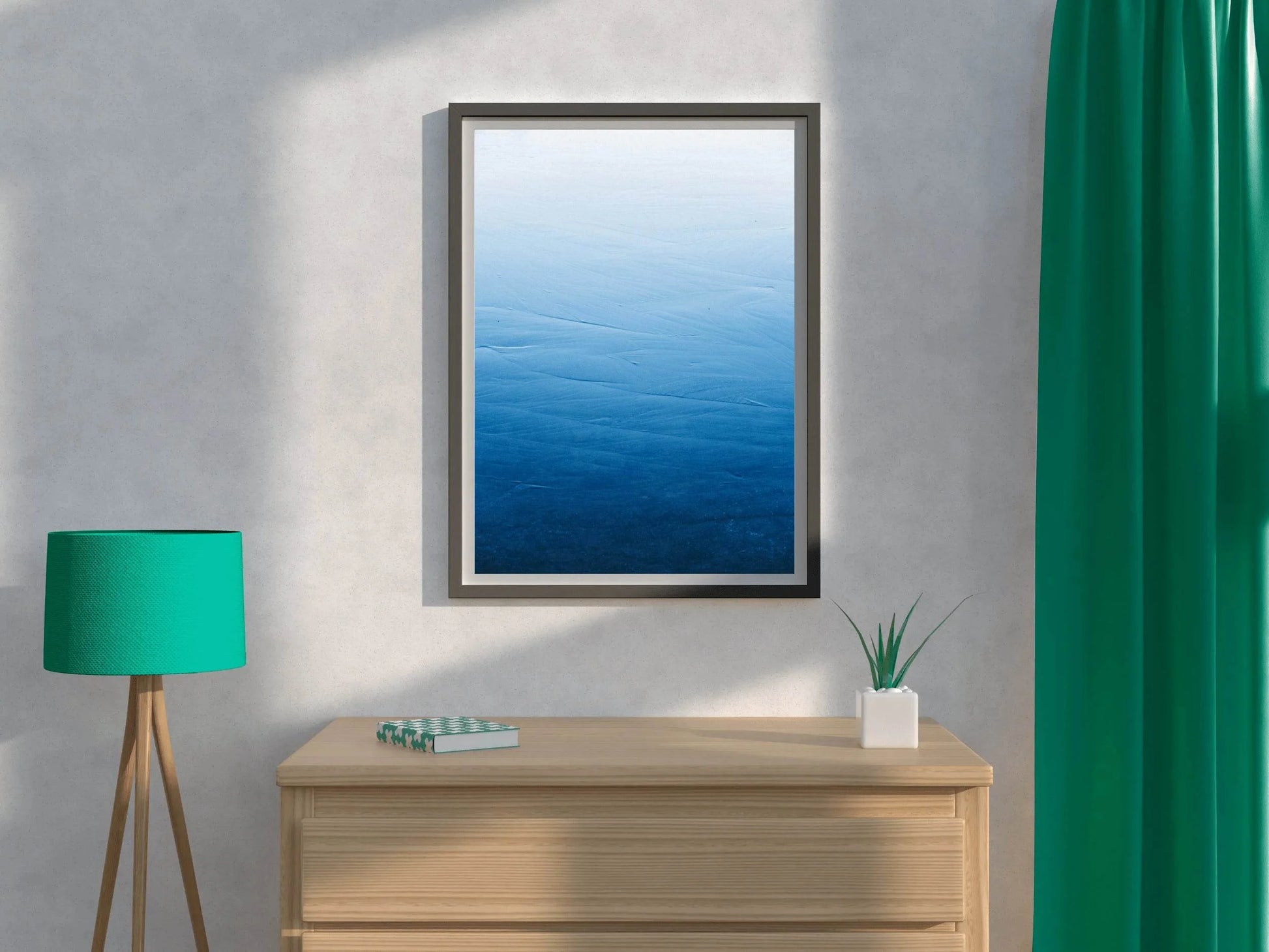 Evening Sea View Abstract Wall Art - beink online art store