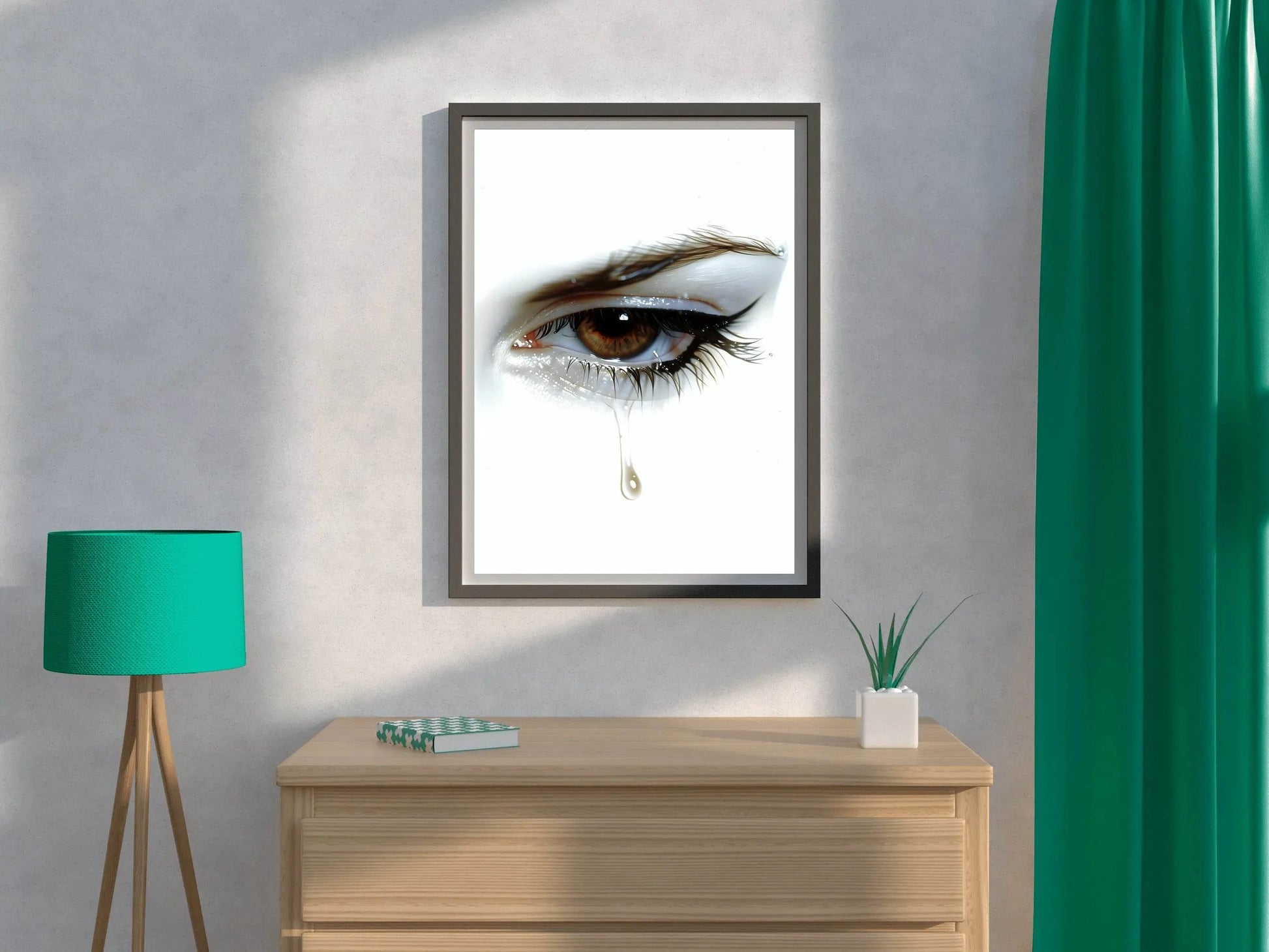 Silent Sorrow Modern Wall Art - beink online art store