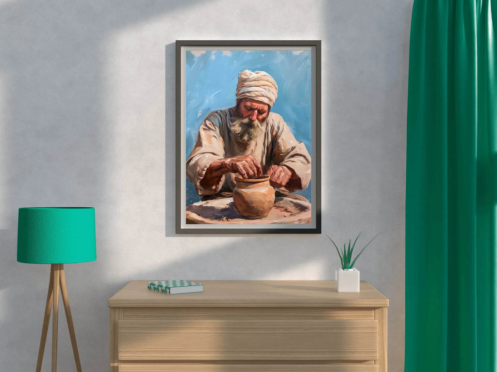 Old Potter Painting Wall Art - beink online art store