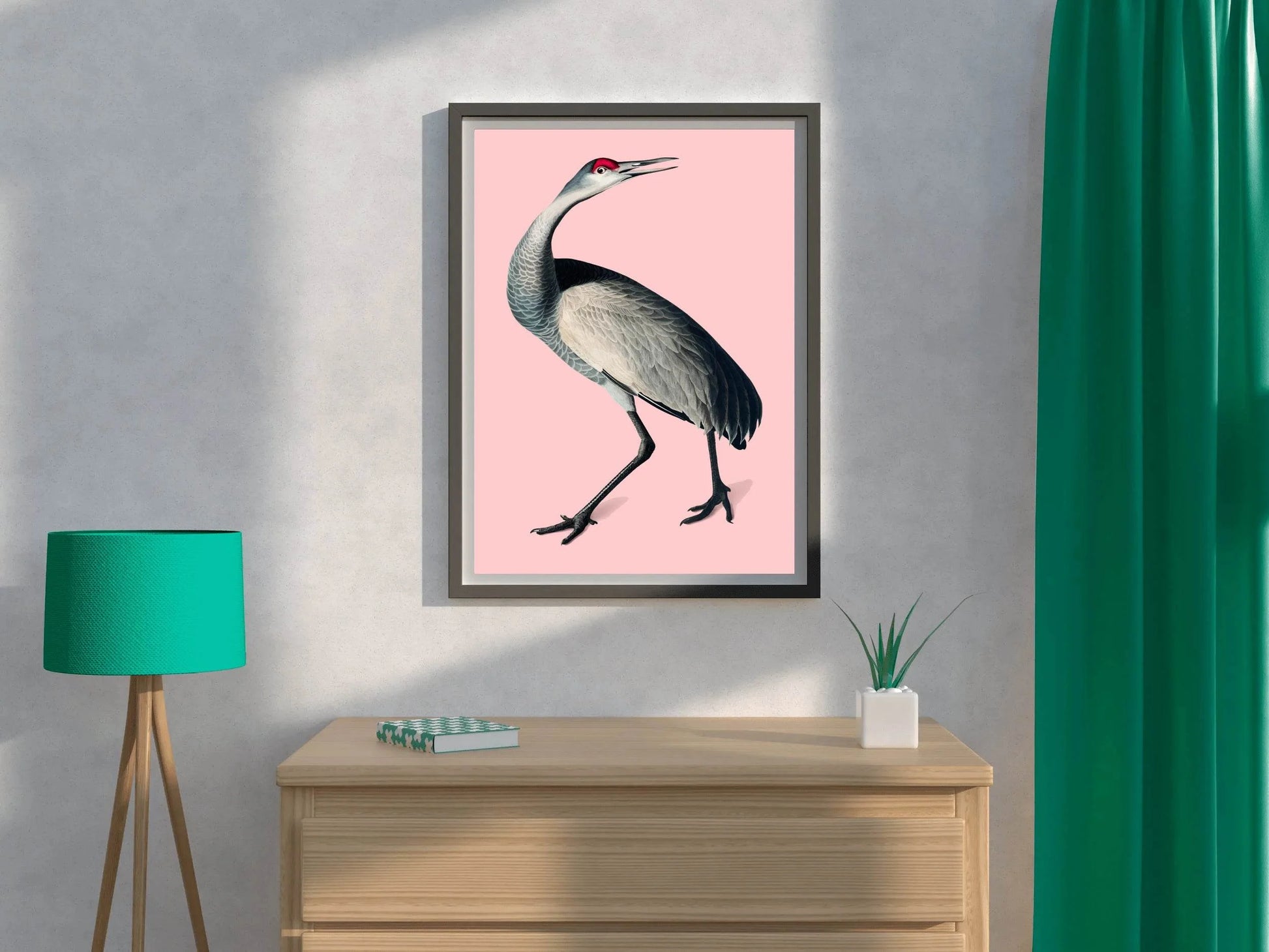 Florida Sandhill Crane Wall Art - beink online art store