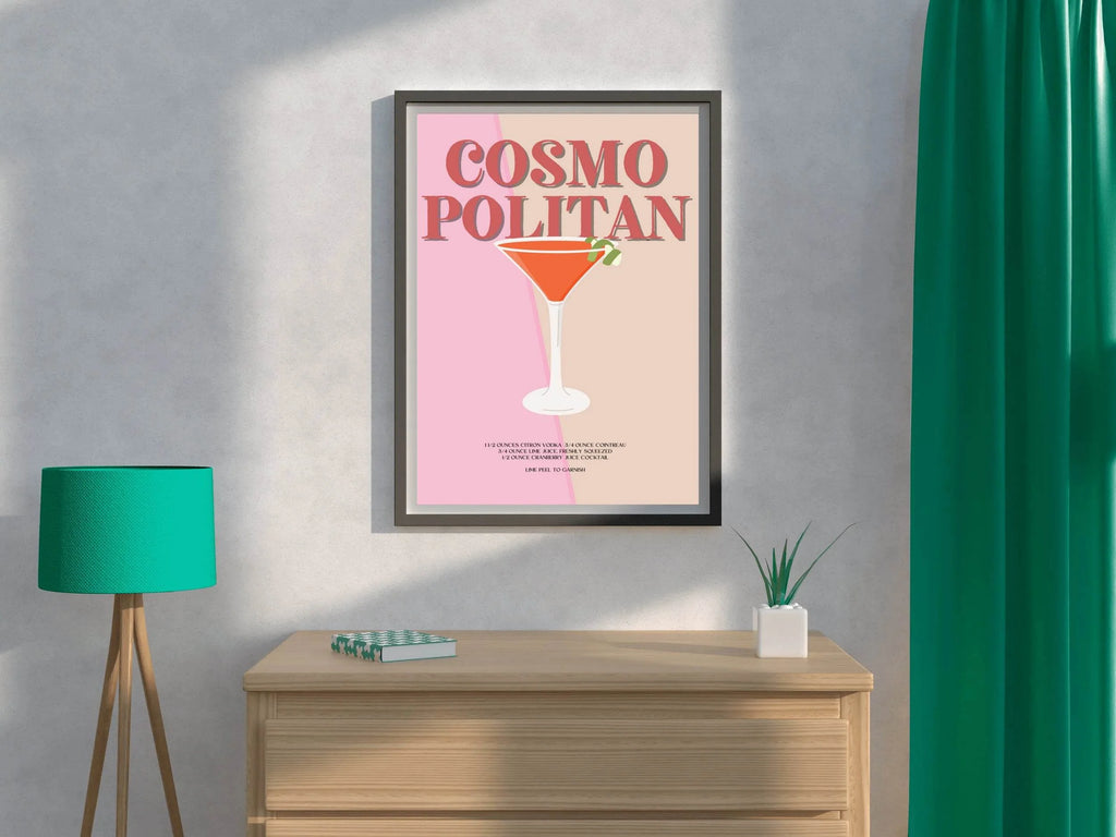 Cosmon Politan Cocktail Wall Art - beink online art store