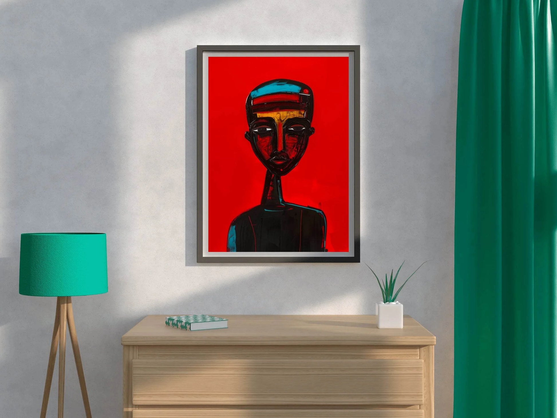Tribal Mask Wall Art - beink online art store