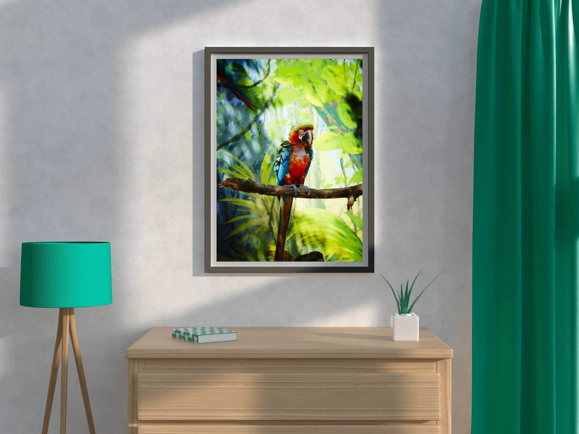 Macaw Bird Wall Art - beink online art store