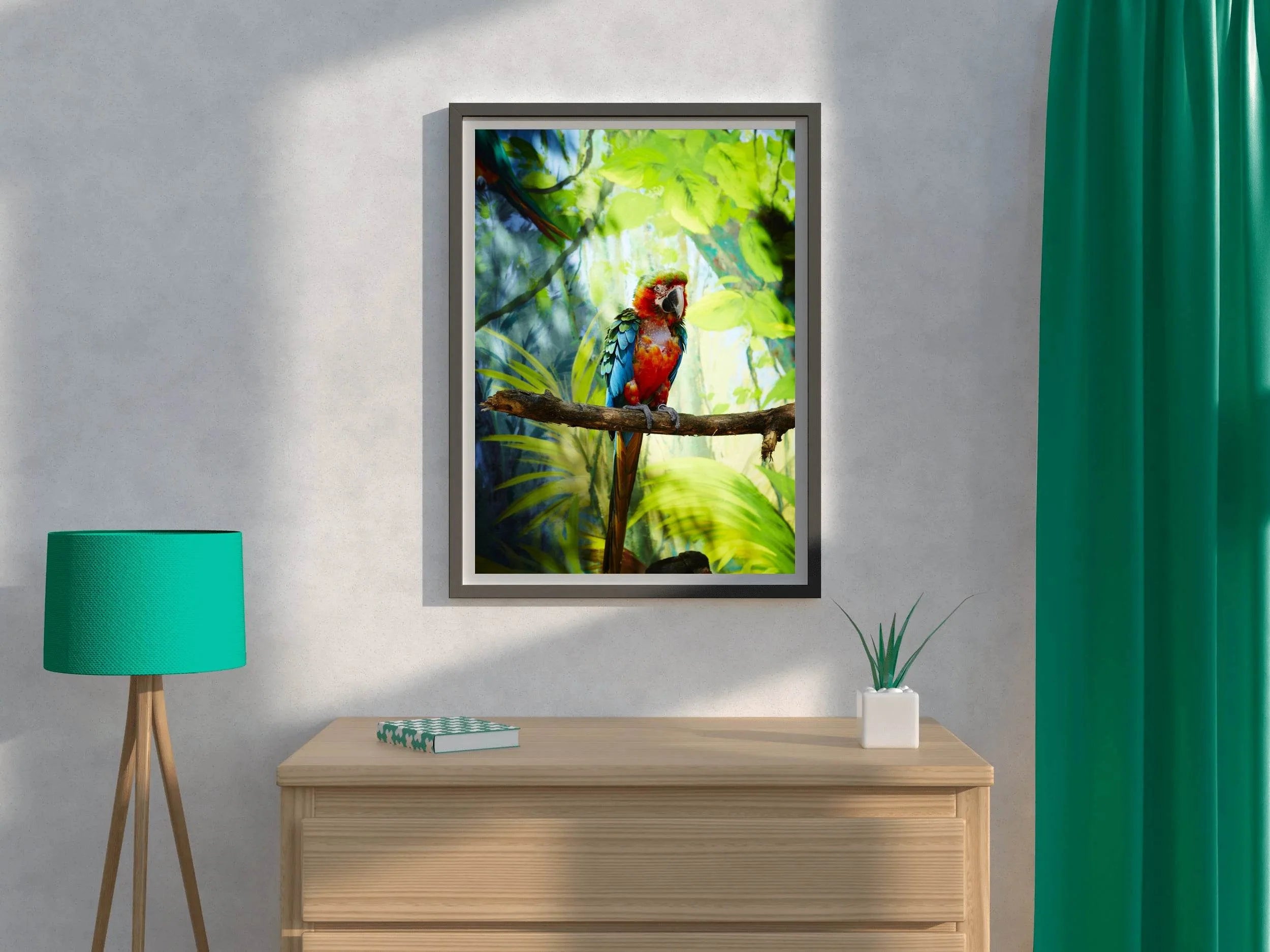 Macaw Bird Wall Art - beink online art store