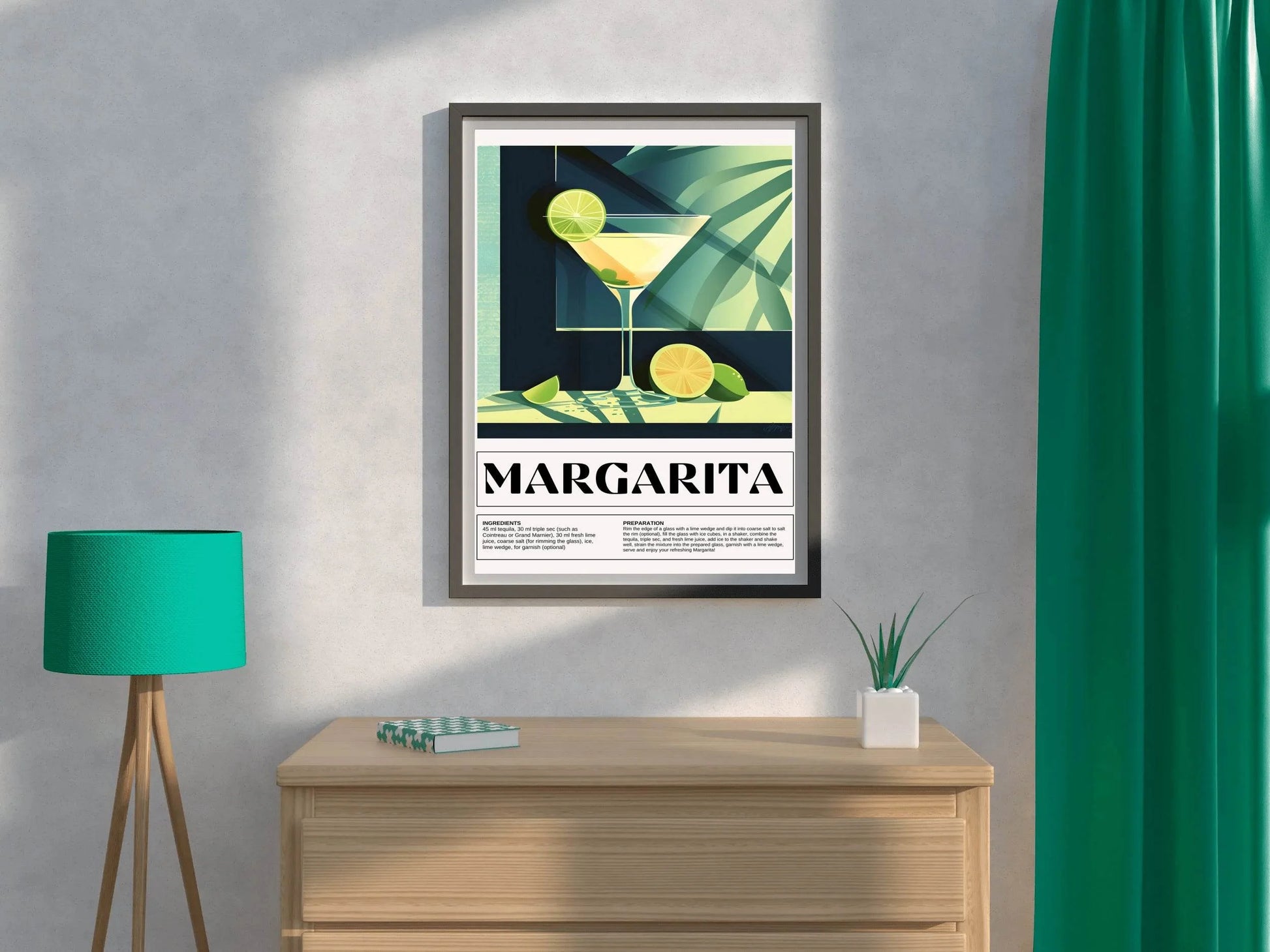 Classic Margarita Wall Art - beink online art store