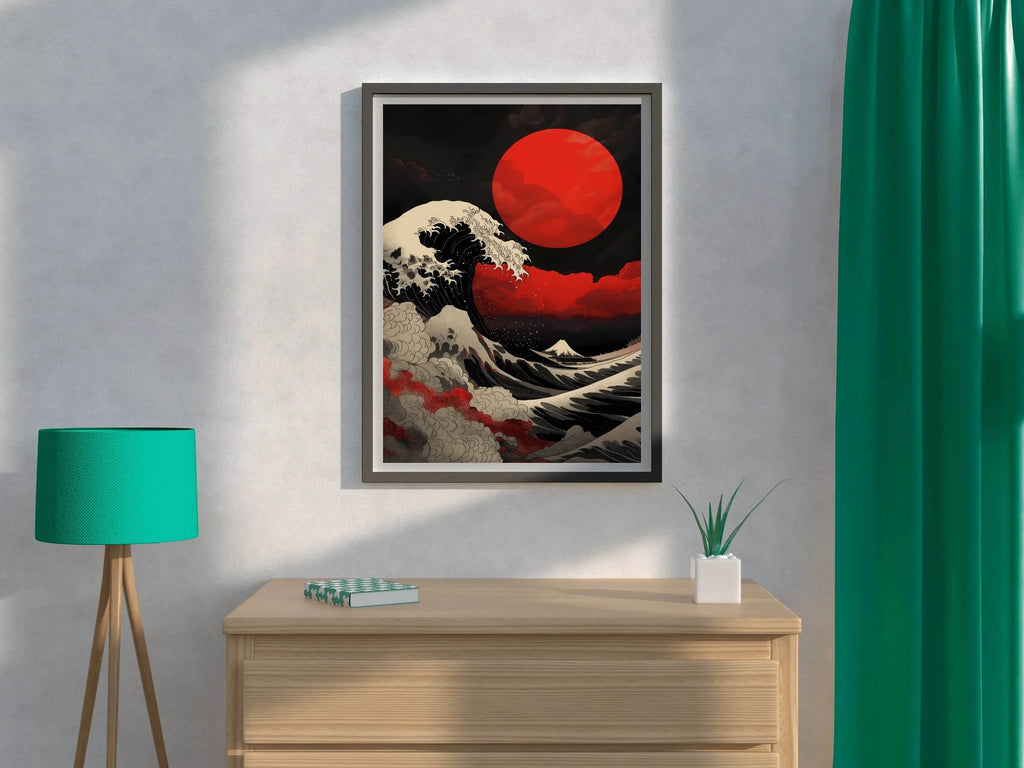 The Great Wave Off Kanagawa Wall Art - beink online art store