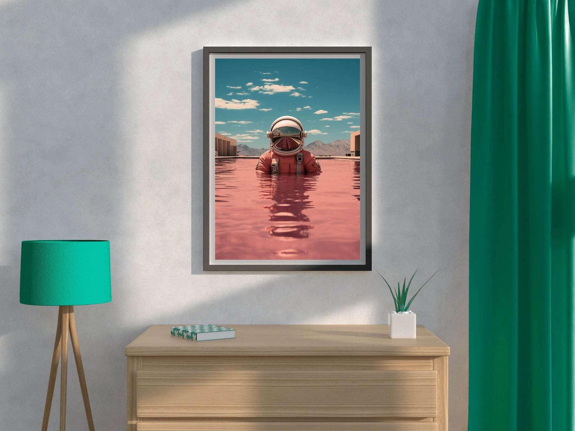 Astronaut diving Wall Art - beink online art store