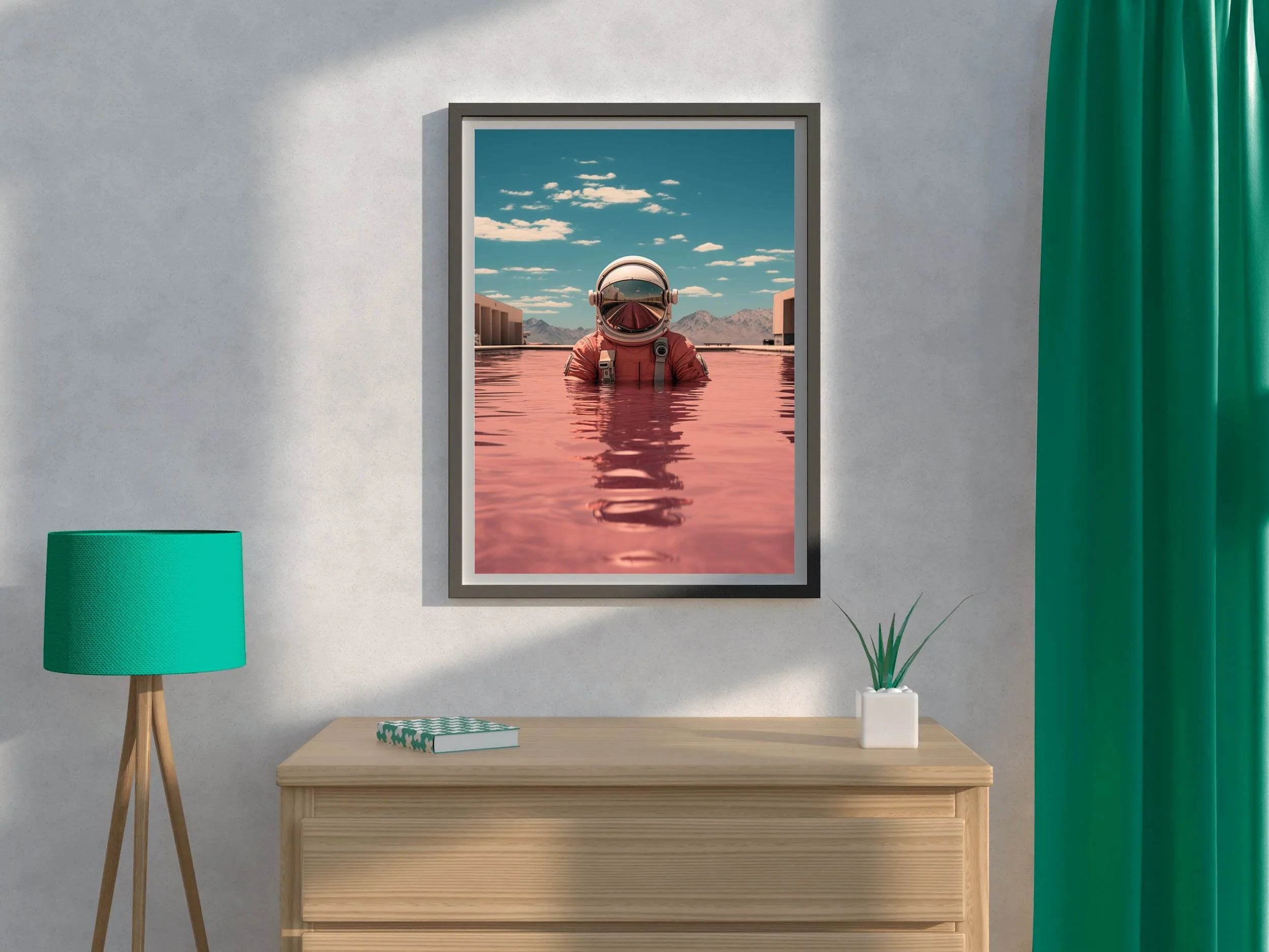Astronaut diving Wall Art - beink online art store