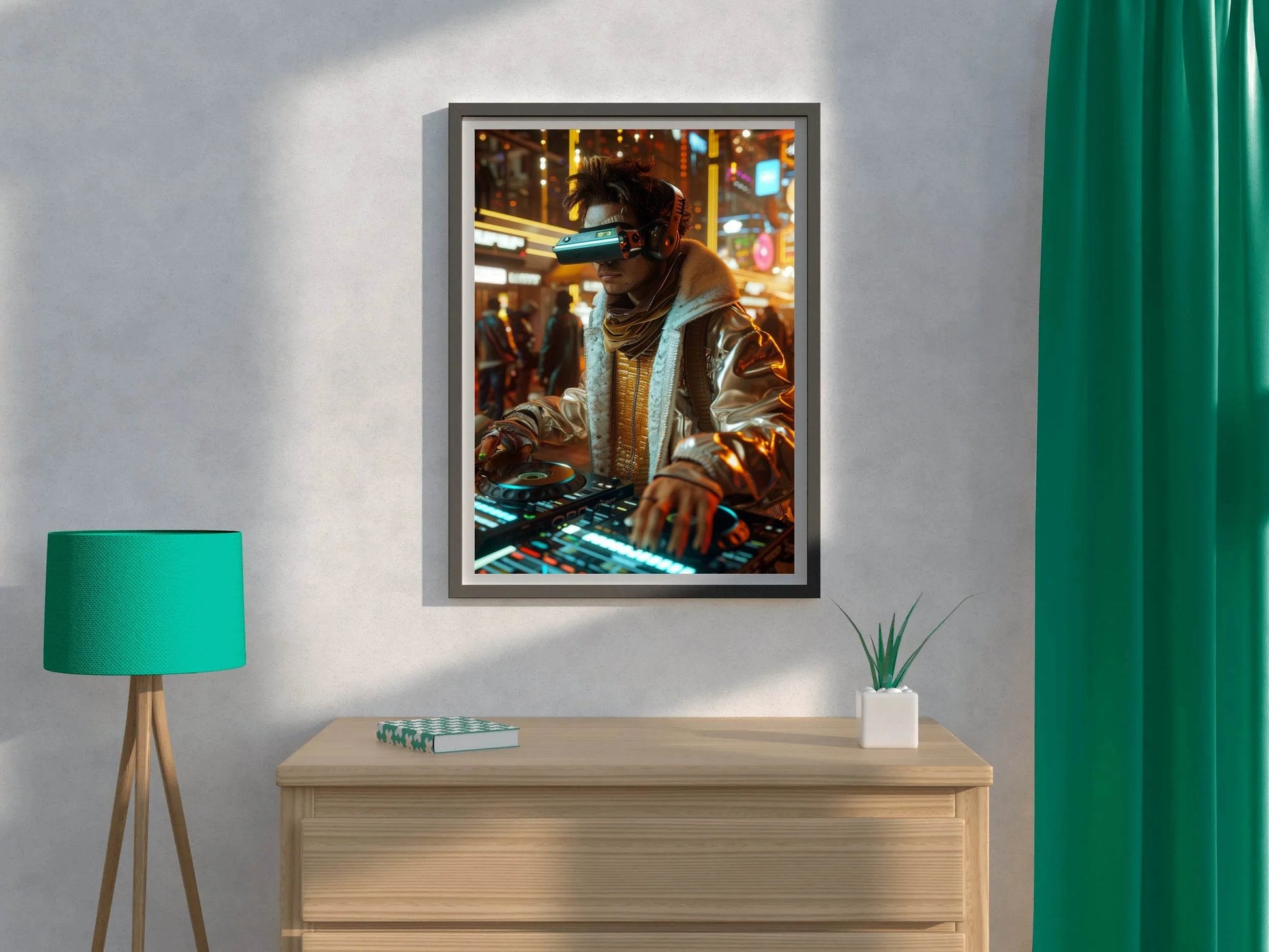 Cyberpunk Digi VR Wall Art - beink online art store