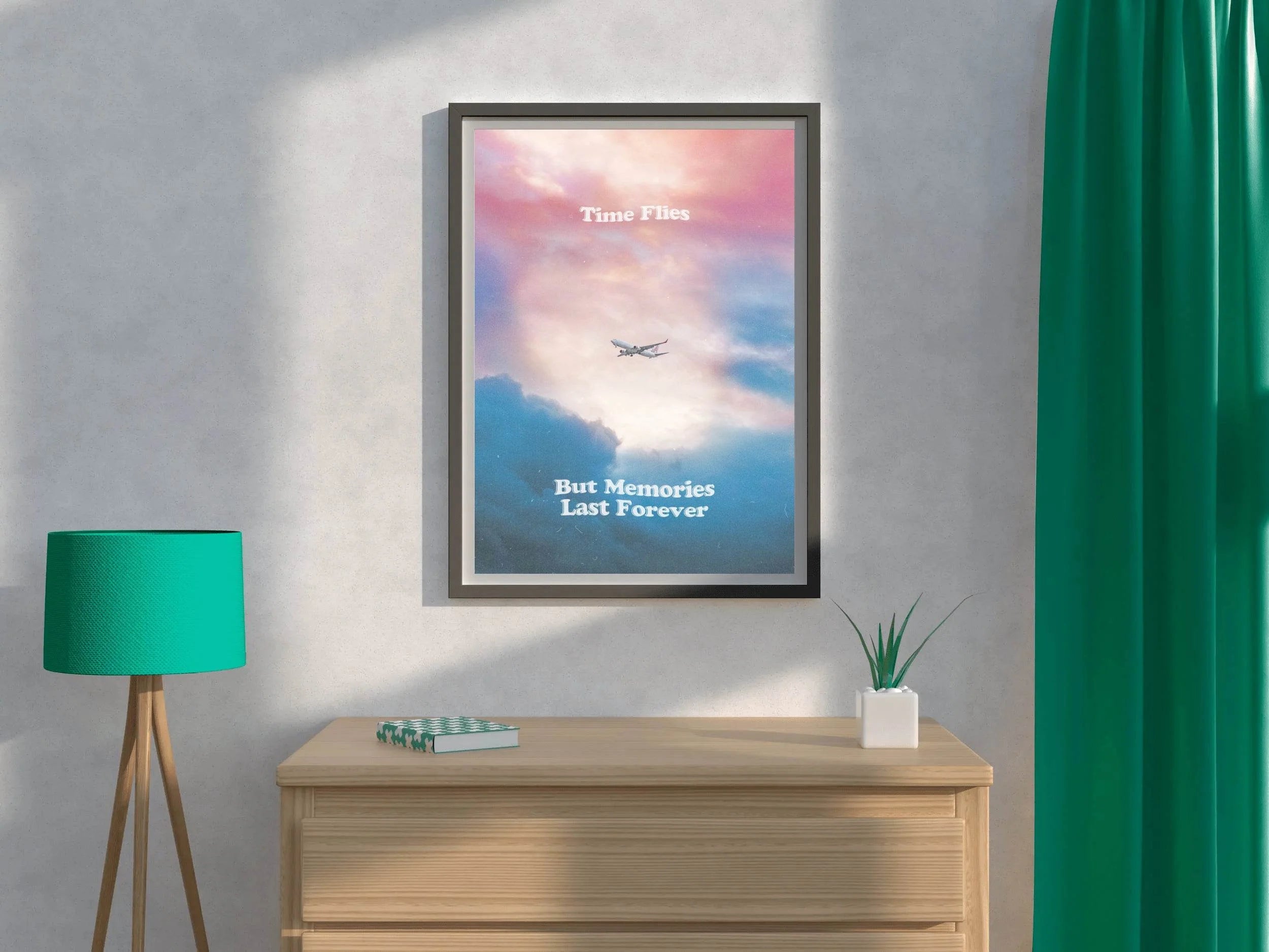 Memories Quote Motivational Wall Art - beink online art store