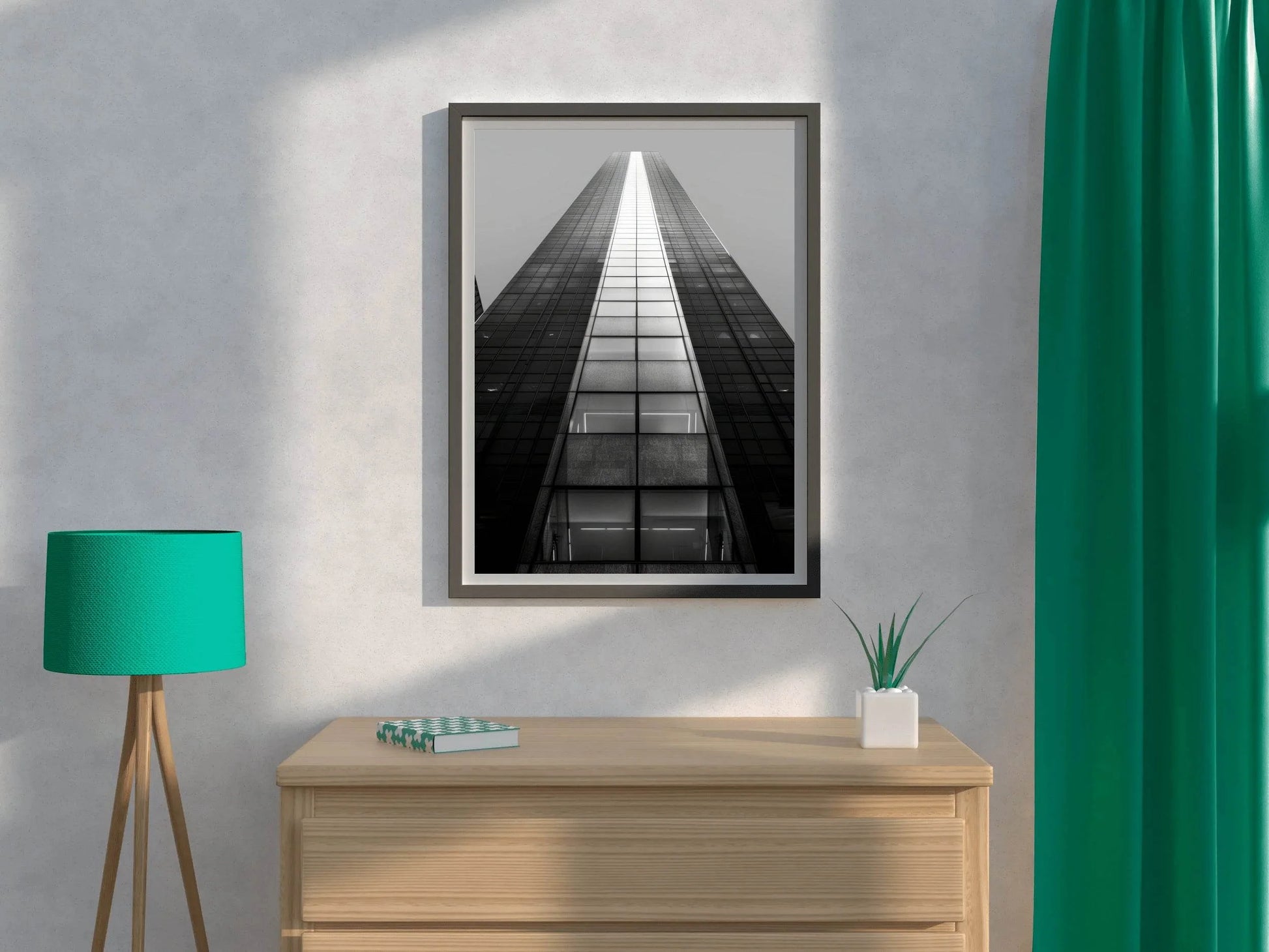 Glass Tower Wall Art - beink online art store
