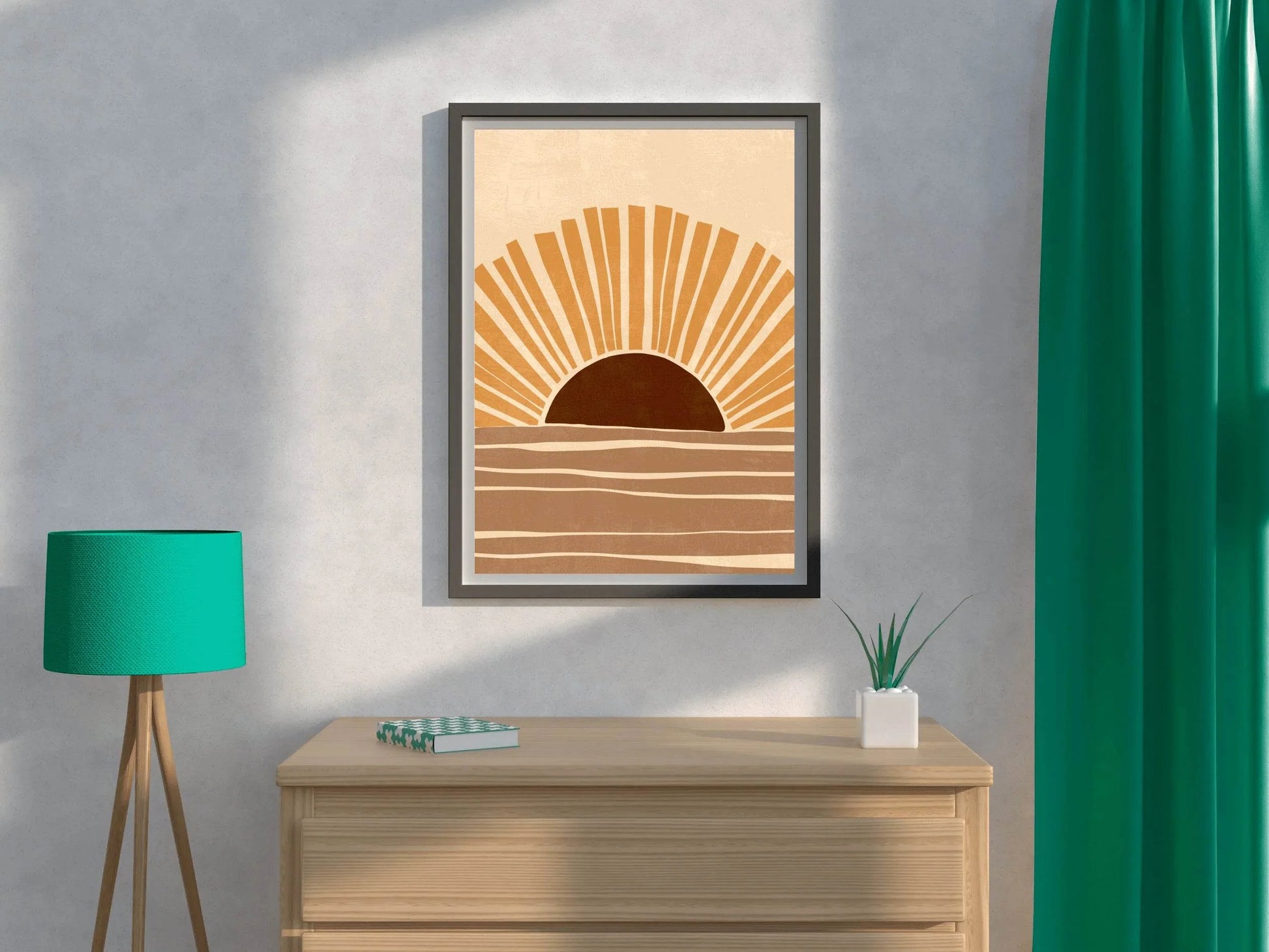 Sunrise Fantasy Painting Wall Art - beink online art store