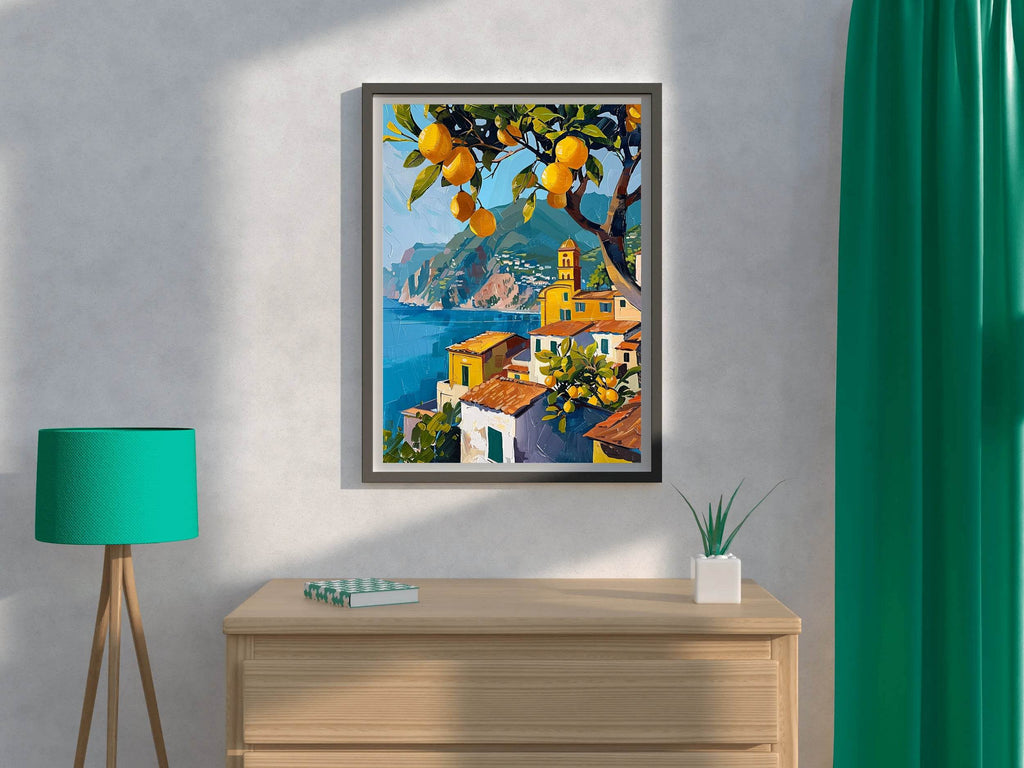 Painting Lemon Tree On The Island - beink online art store