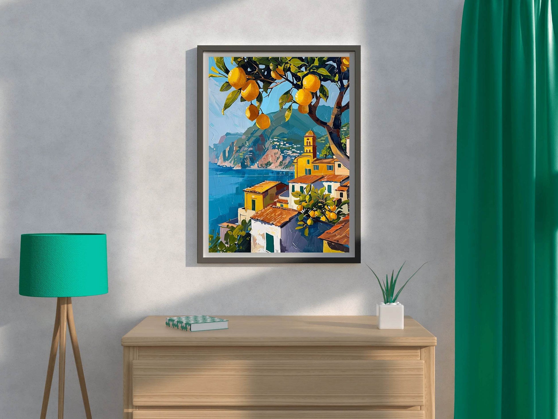 Painting Lemon Tree On The Island - beink online art store
