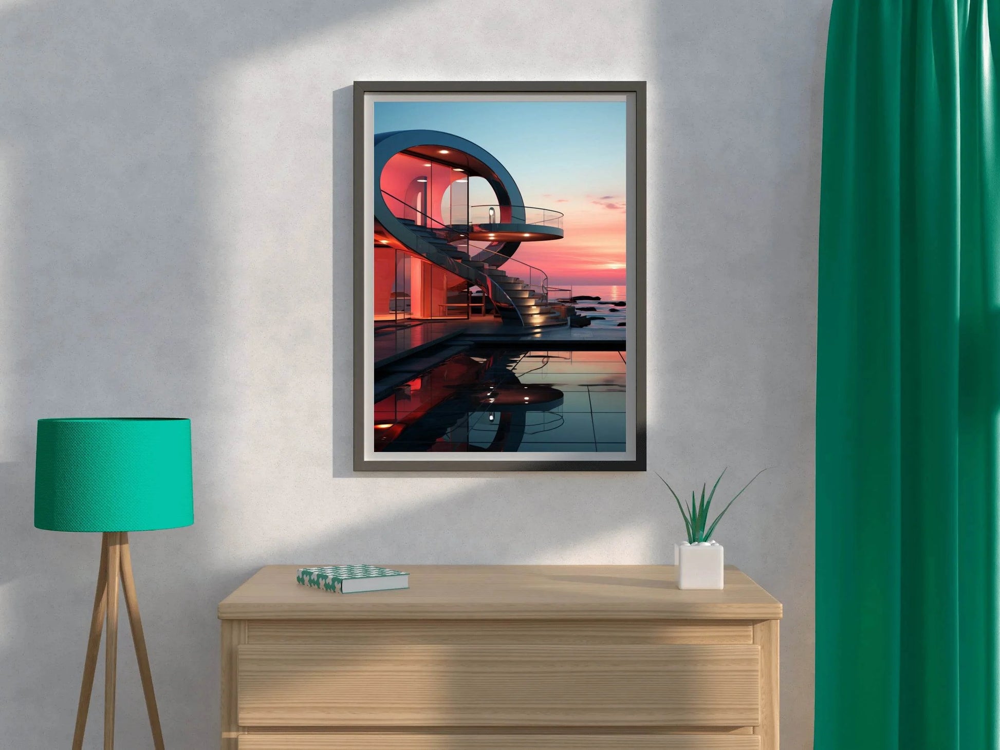 Beautiful MCM House Wall Art - beink online art store