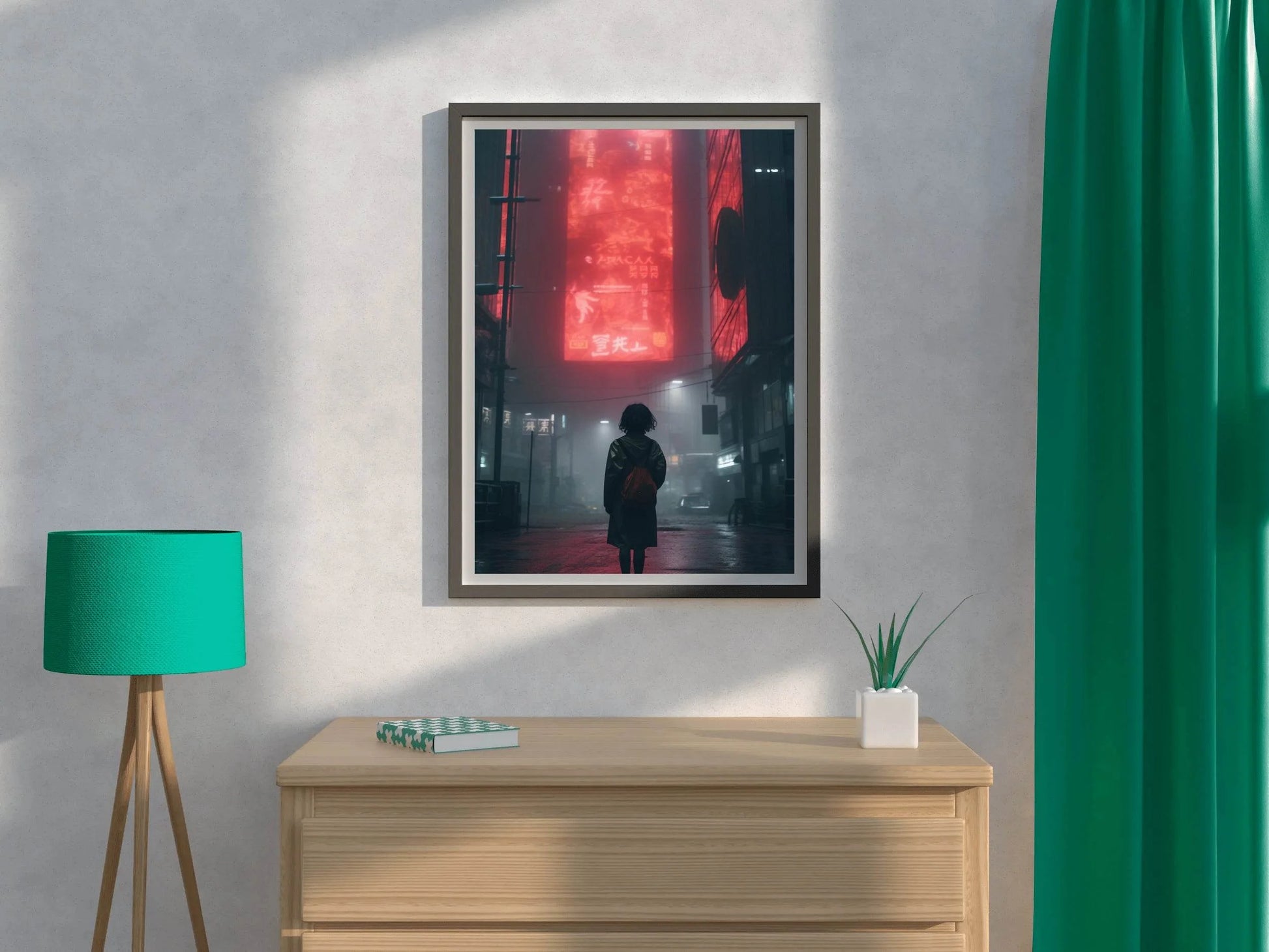 Chinatown At Night Wall Art - beink online art store
