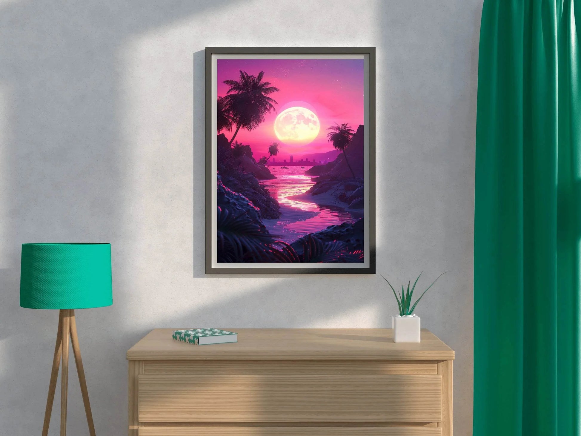 Sunset Light In The Water Wall Art - beink online art store