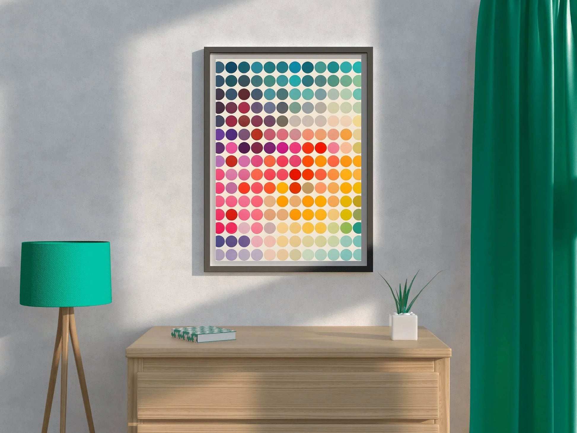 Abstract Dots Background Digital Art - beink online art store