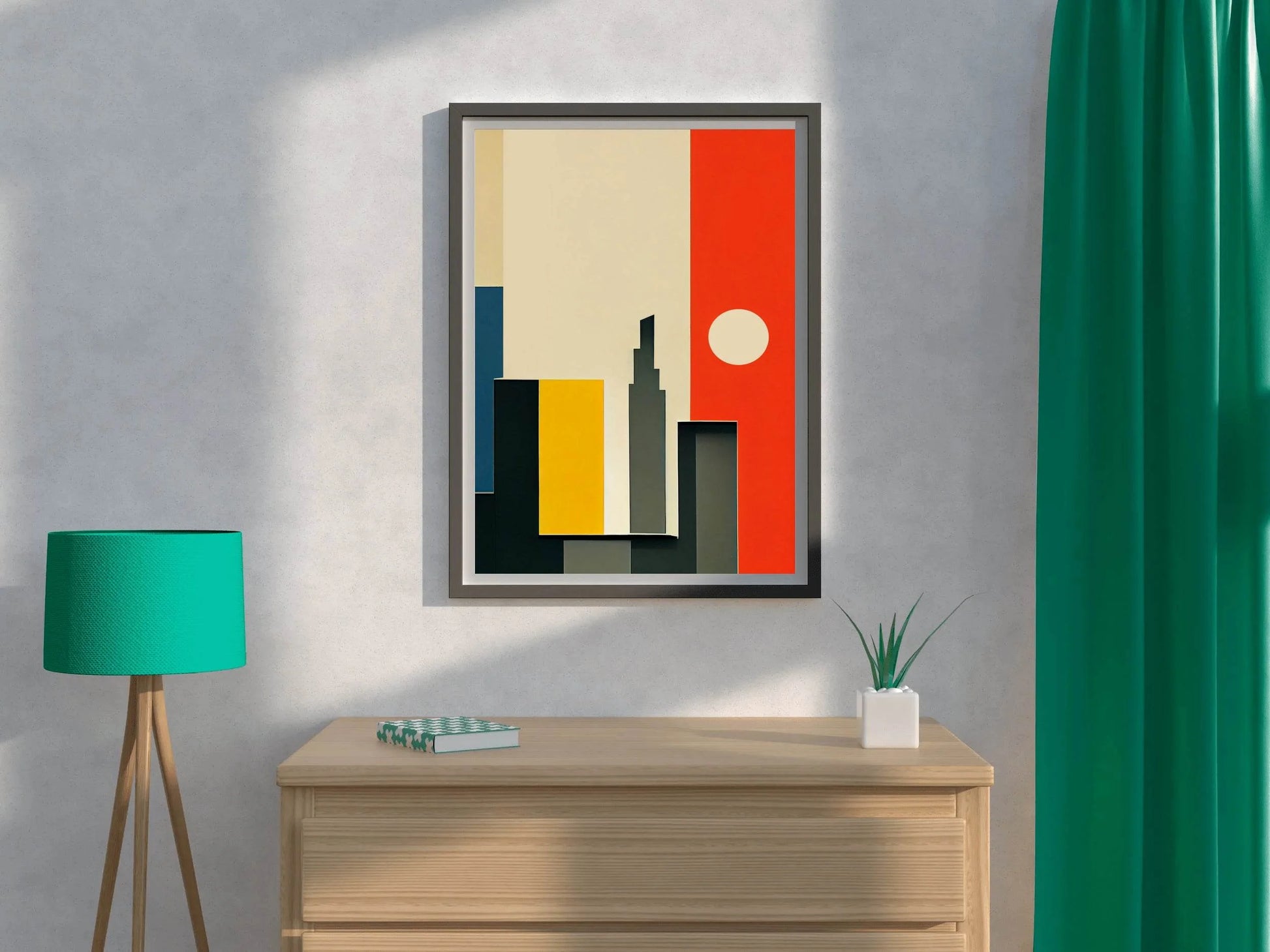 Creative Geometric Shape Abstract Wall Art - beink online art store