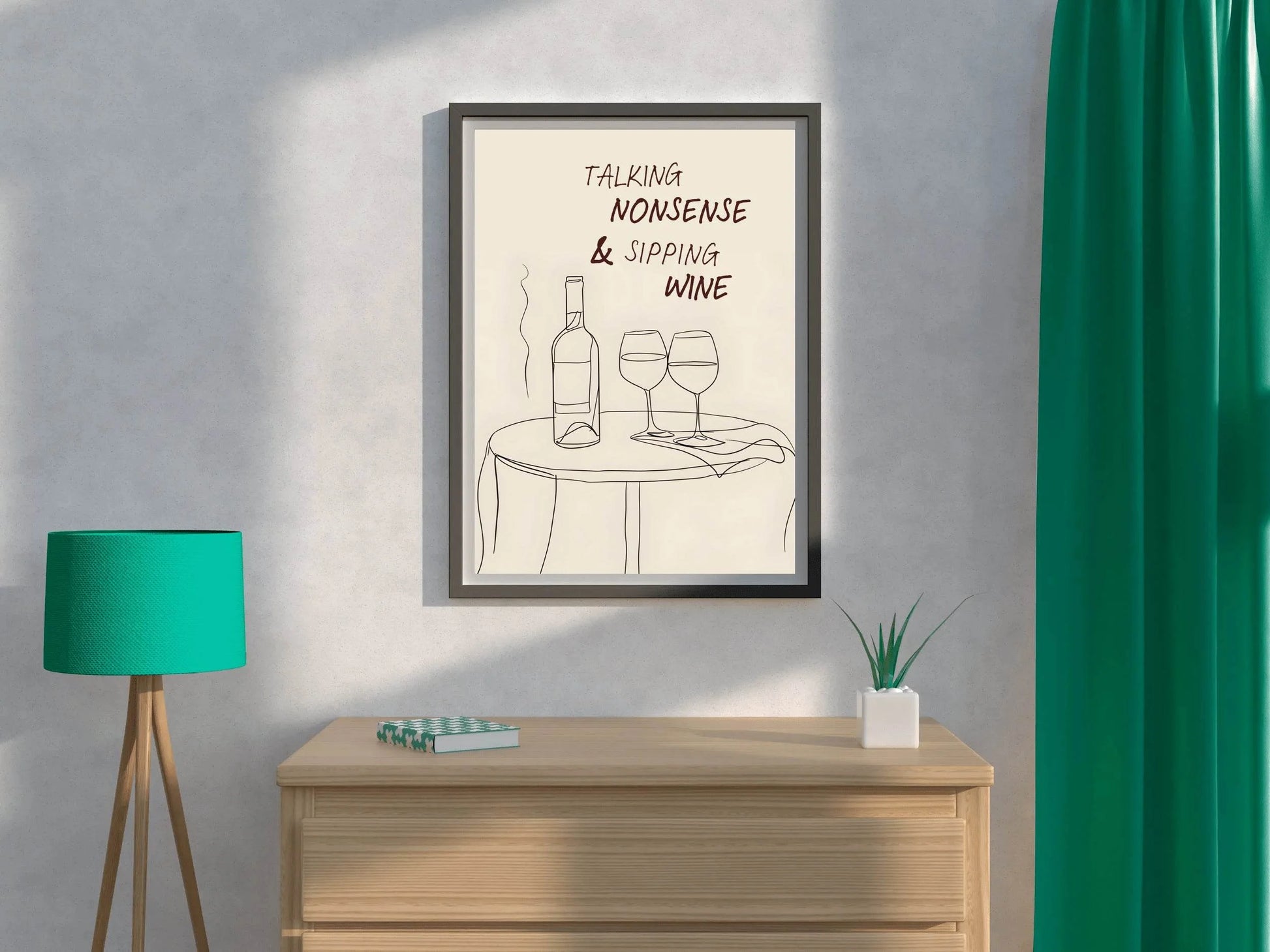 Cocktail & Wine Ads Wall Art - beink online art store