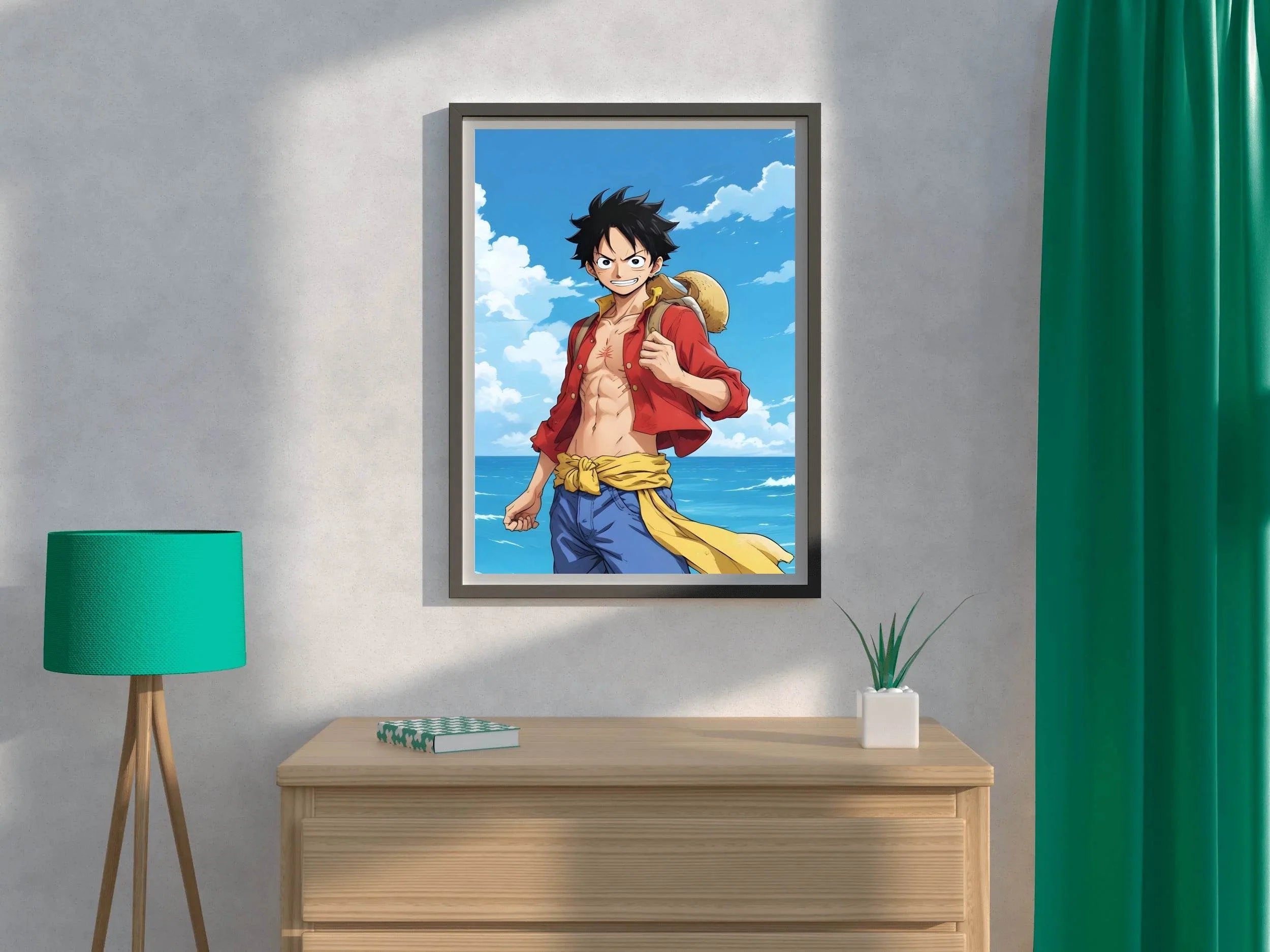 Monkey D. Luffy Anime Wall Art - beink online art store