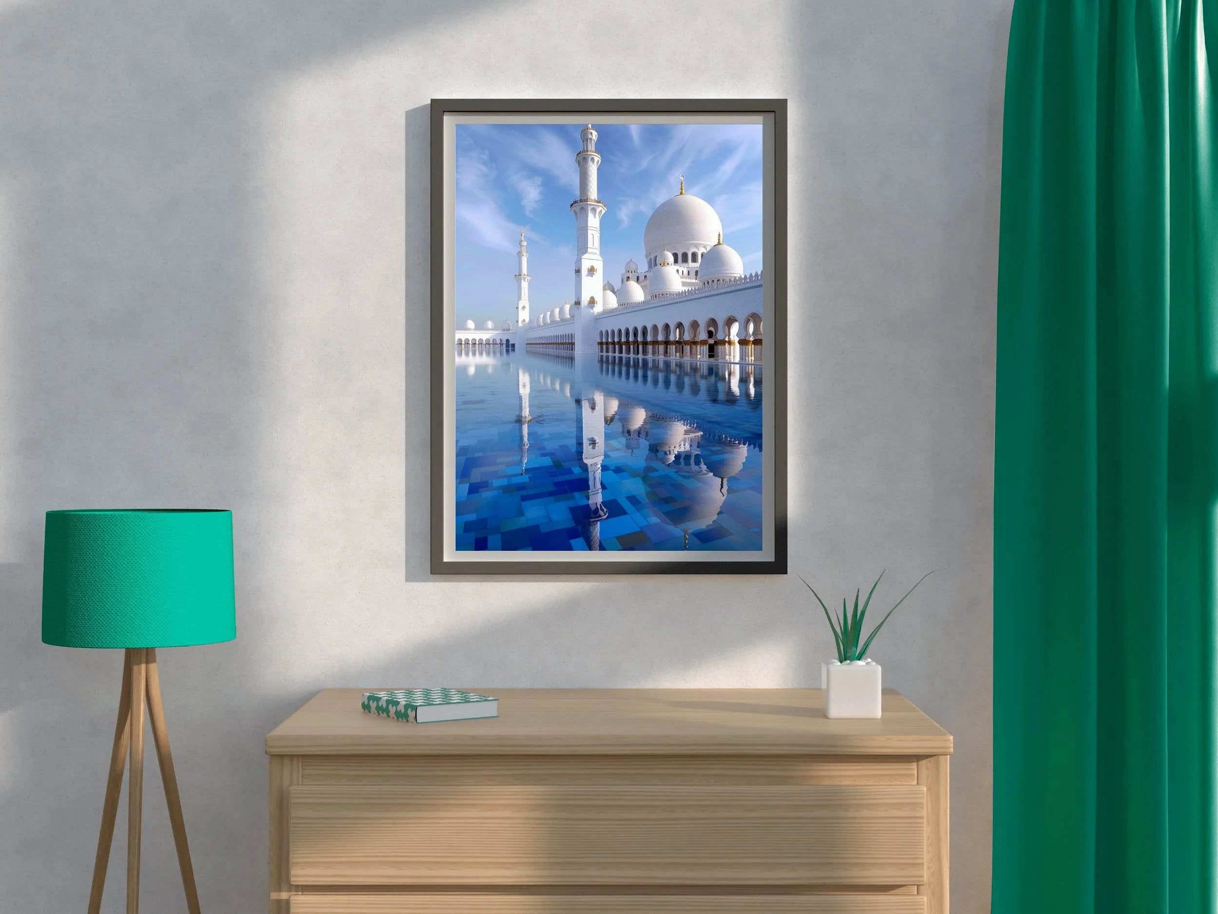 Clear Waters of the Mosque Wall Art - beink online art store