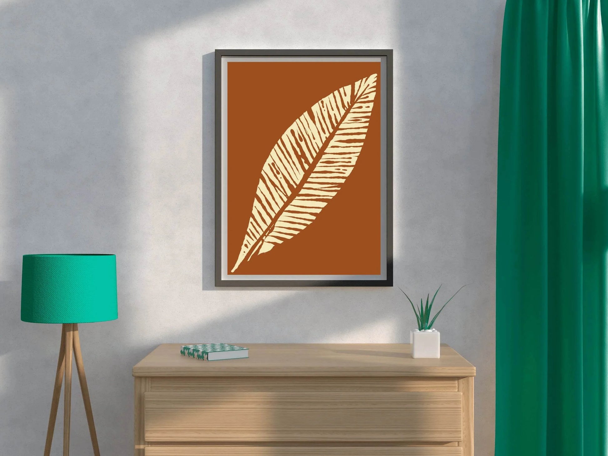 Fossils of Broad Leaved Plants Wall Art - beink online art store
