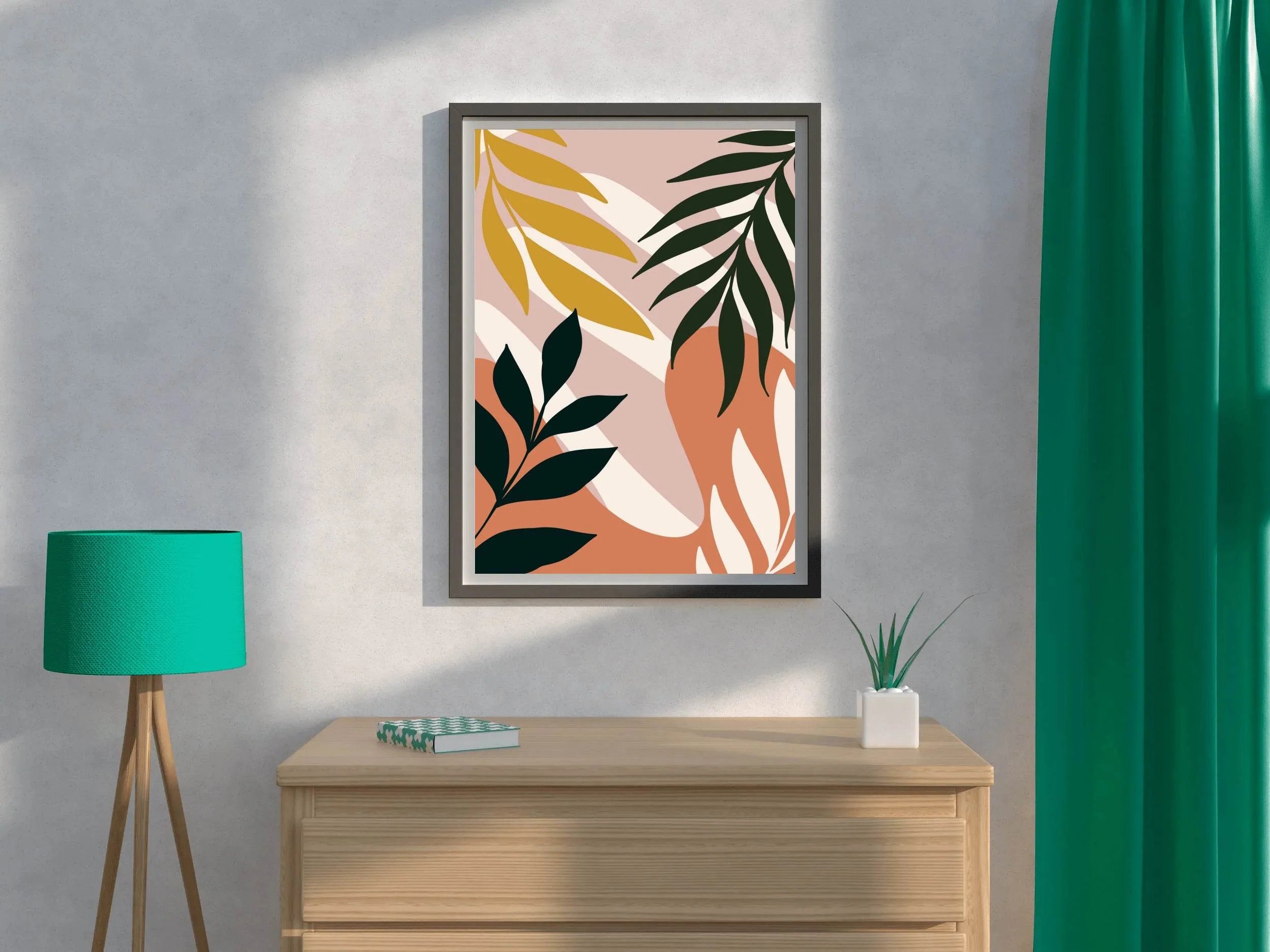 Leaves of Tropical Plants Wall Art - beink online art store
