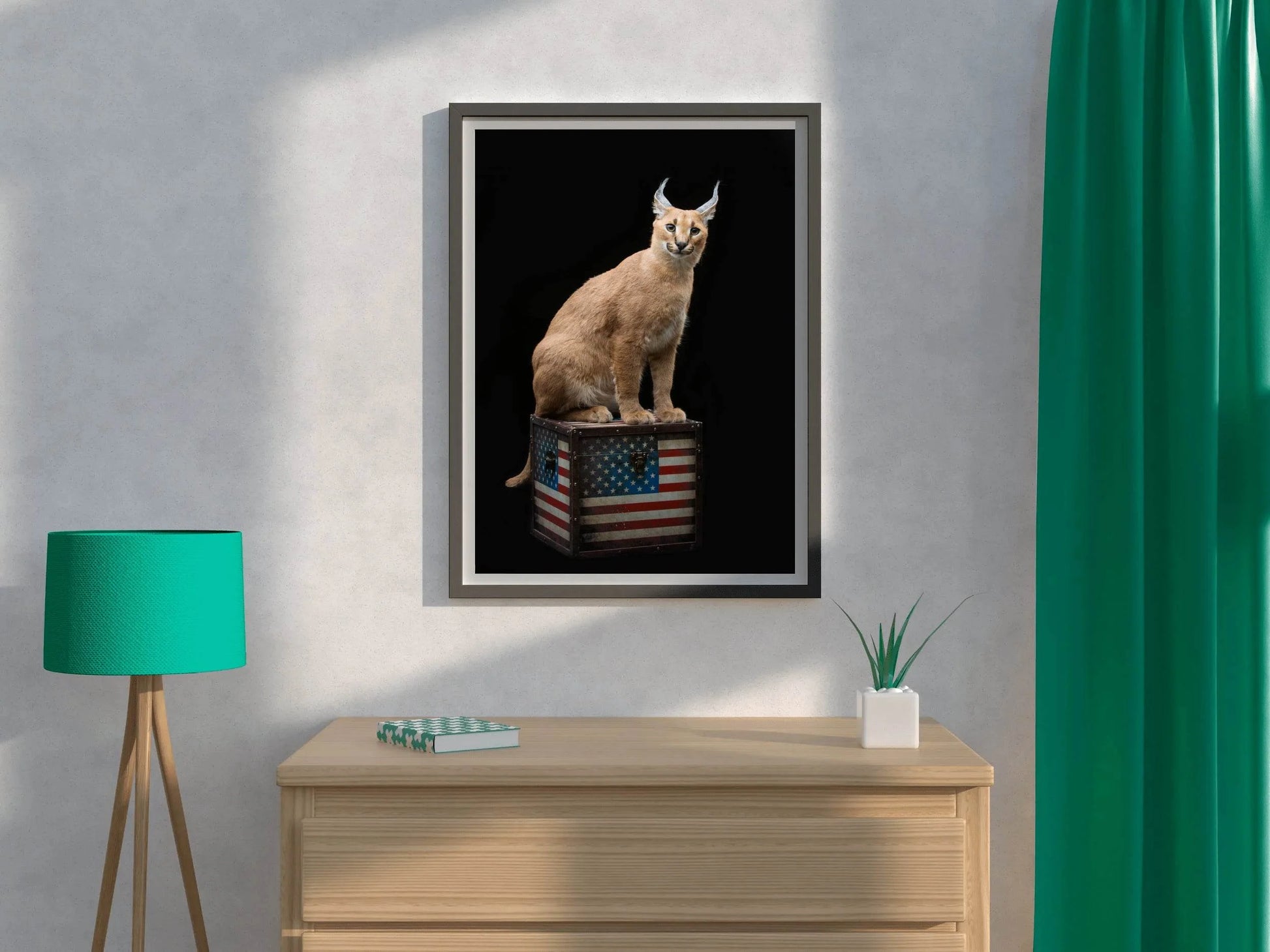 Caracal Wild Cat Animal Wall Art - beink online art store
