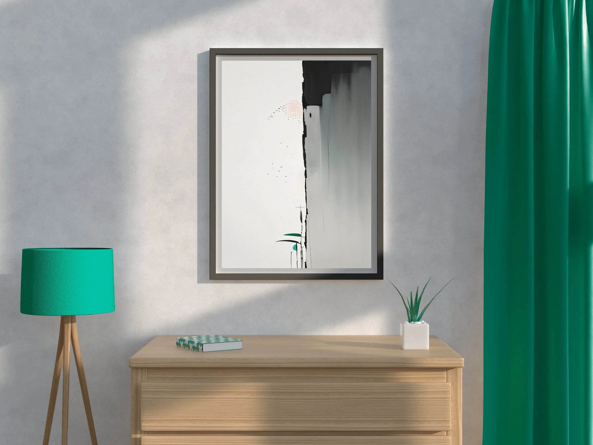 Creative Mountain Visualization Abstract Wall Art - beink online art store