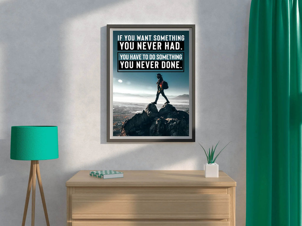 Do Something Quote Motivational Wall Art - beink online art store