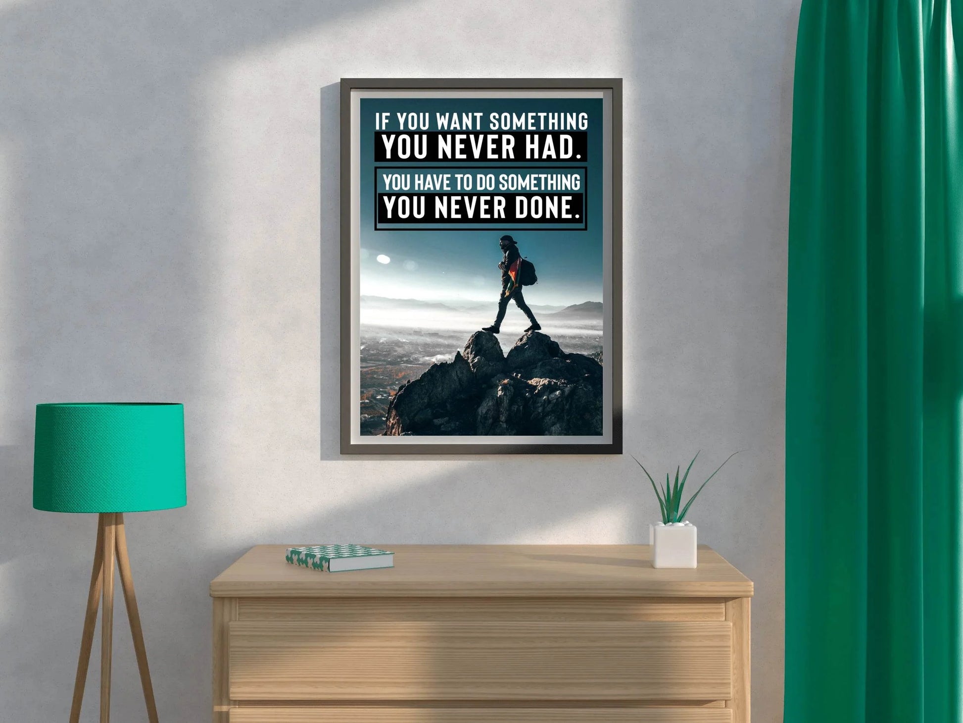 Do Something Quote Motivational Wall Art - beink online art store