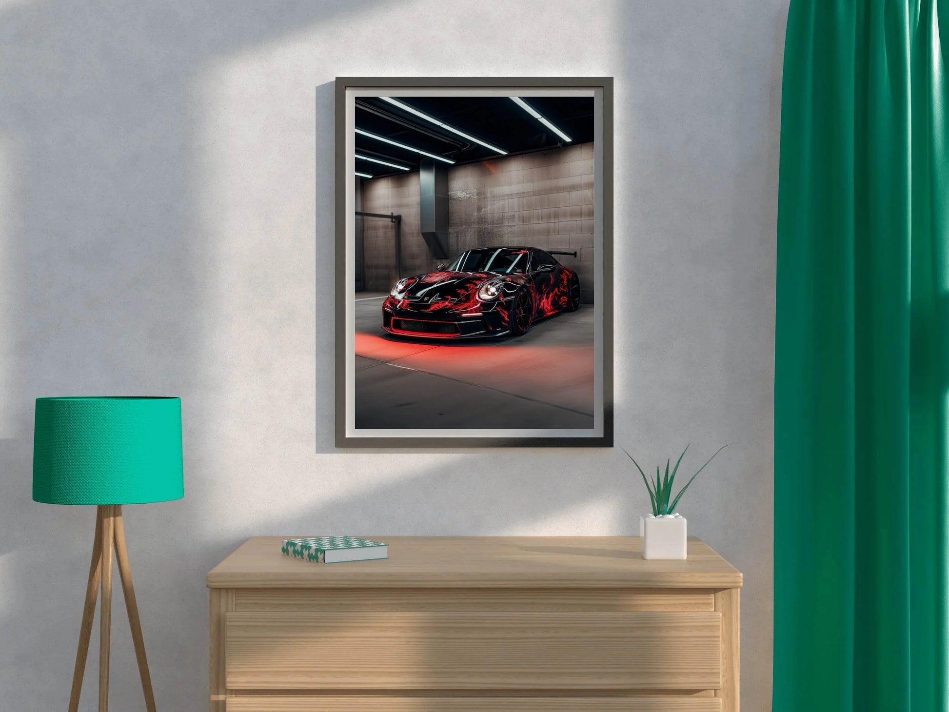 Porsche Wrap Concept Wall Art - beink online art store