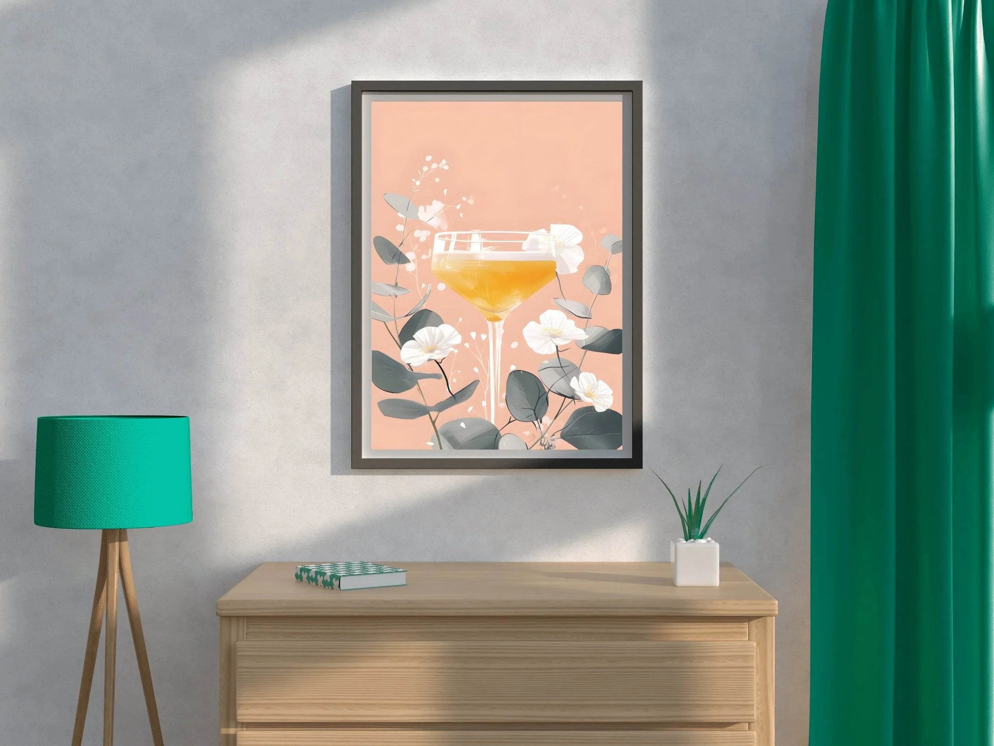 Glass of Orange Juice Wall Art - beink online art store