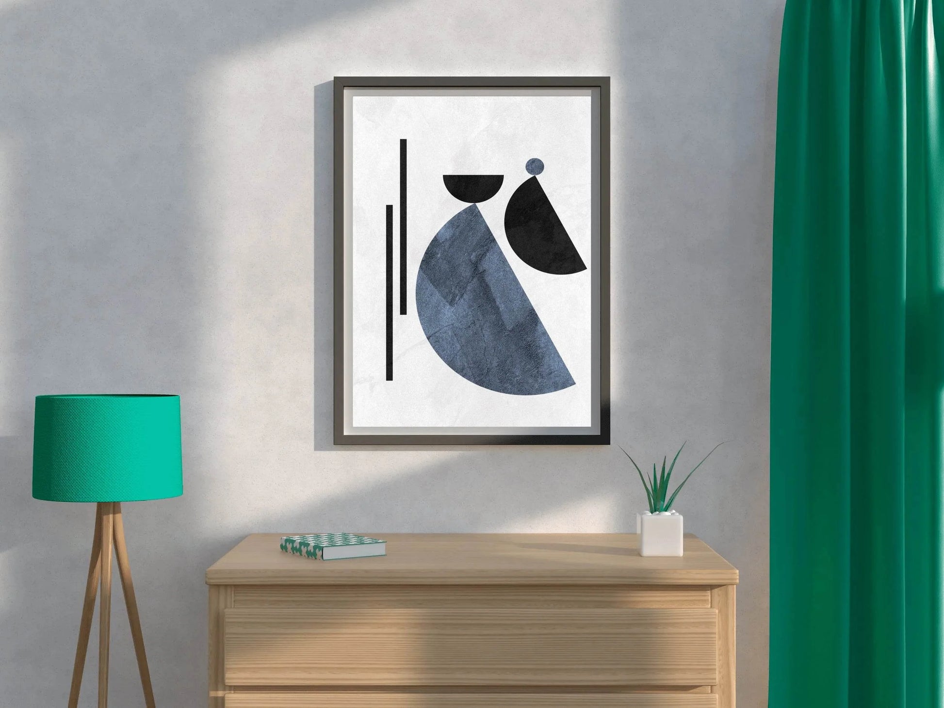 Geometrical Shapes Abstract Wall Art - beink online art store