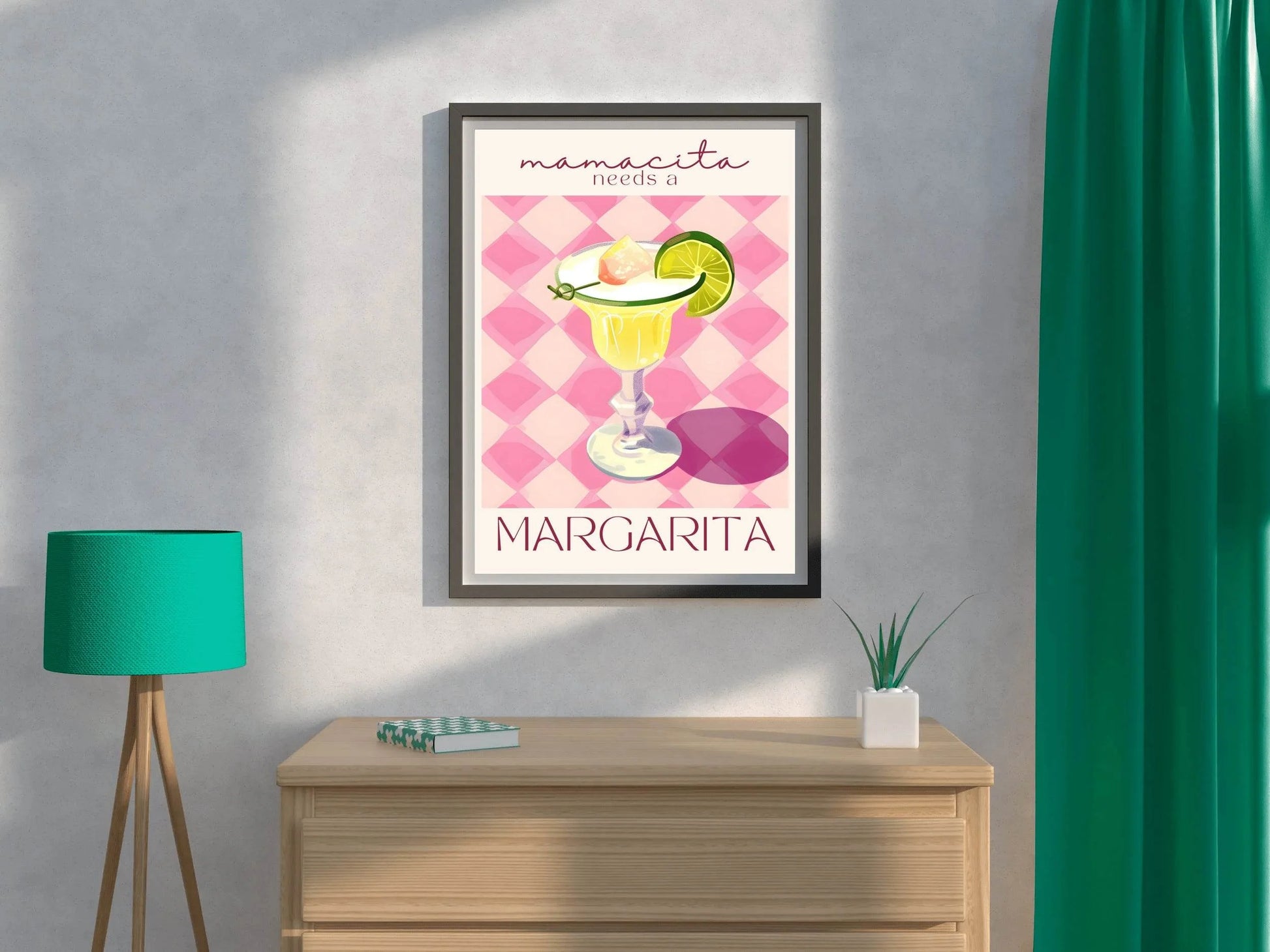 Margarita Cocktail Wall Art - beink online art store