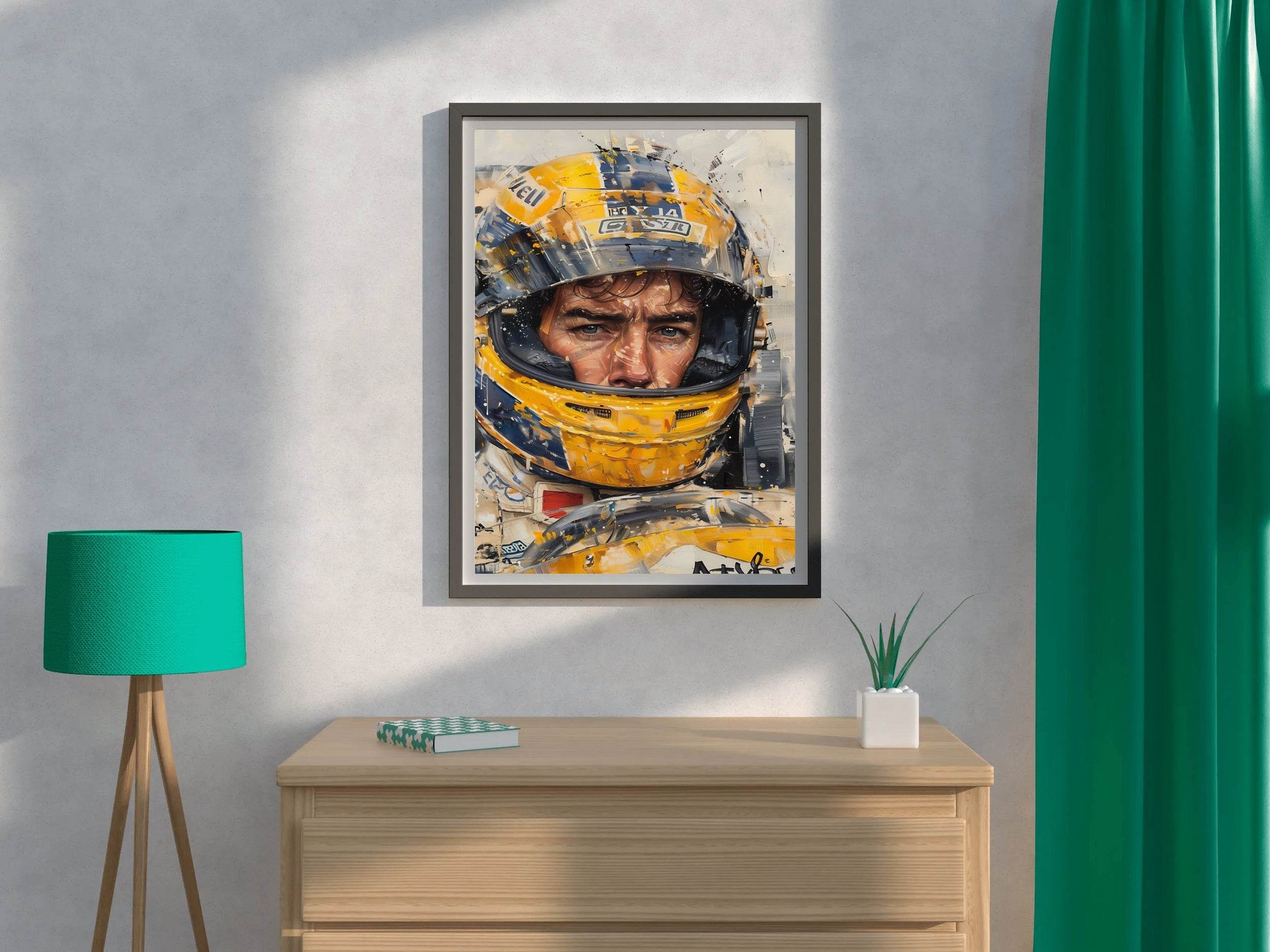Casket Hat Yellow Wall Art - beink online art store