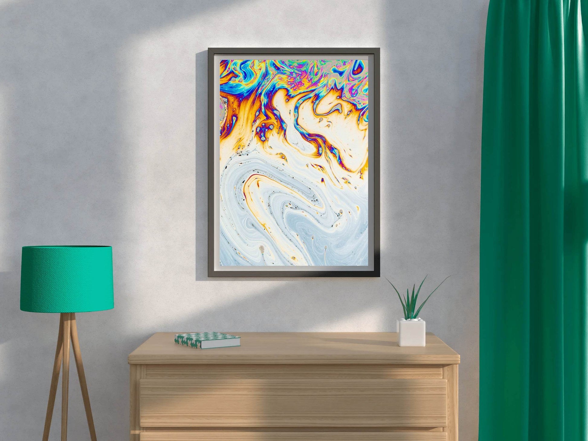 Liquid Marble Abstract Wall Art - beink online art store