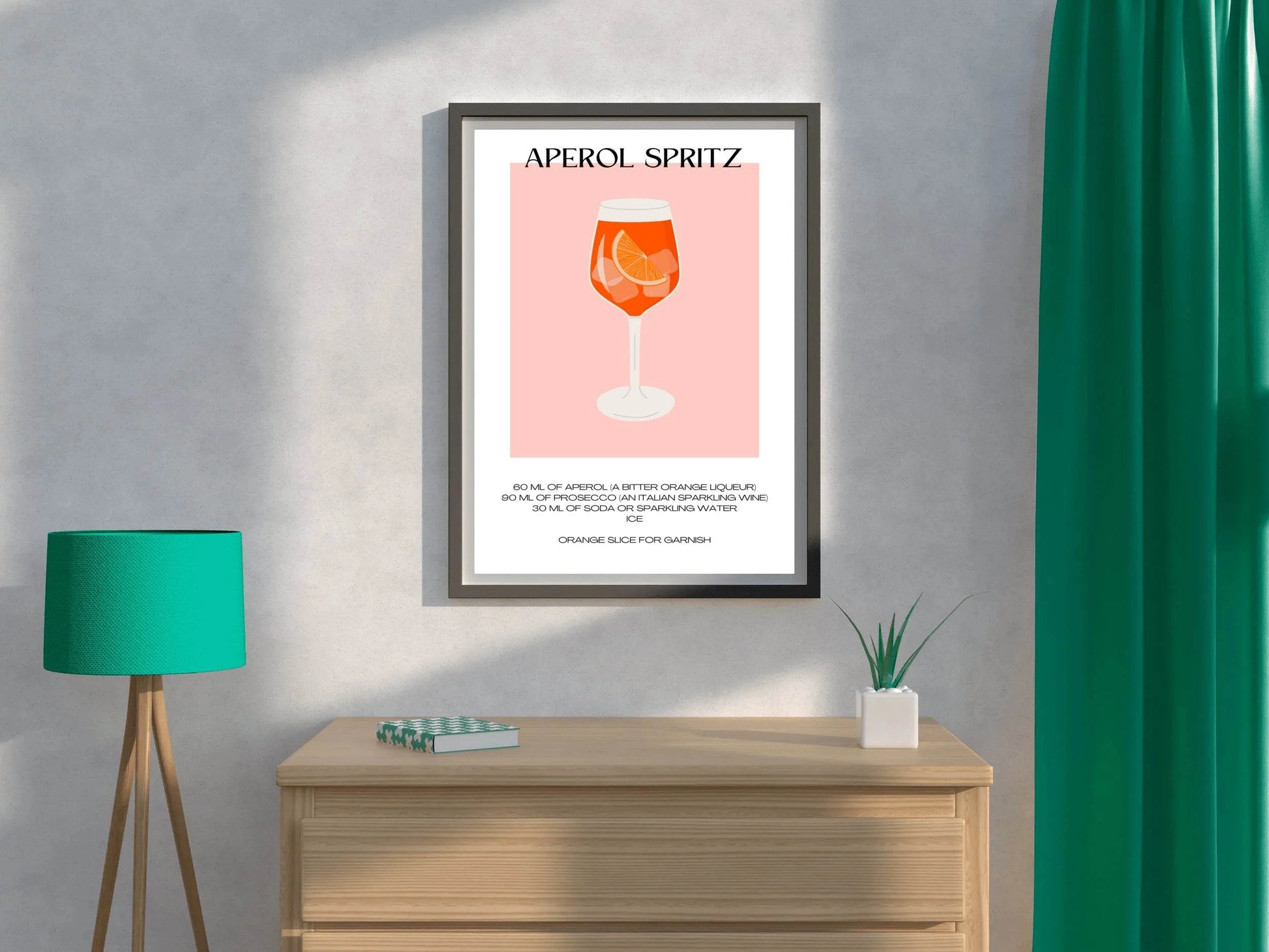 Spritz Cocktail Wall Art - beink online art store