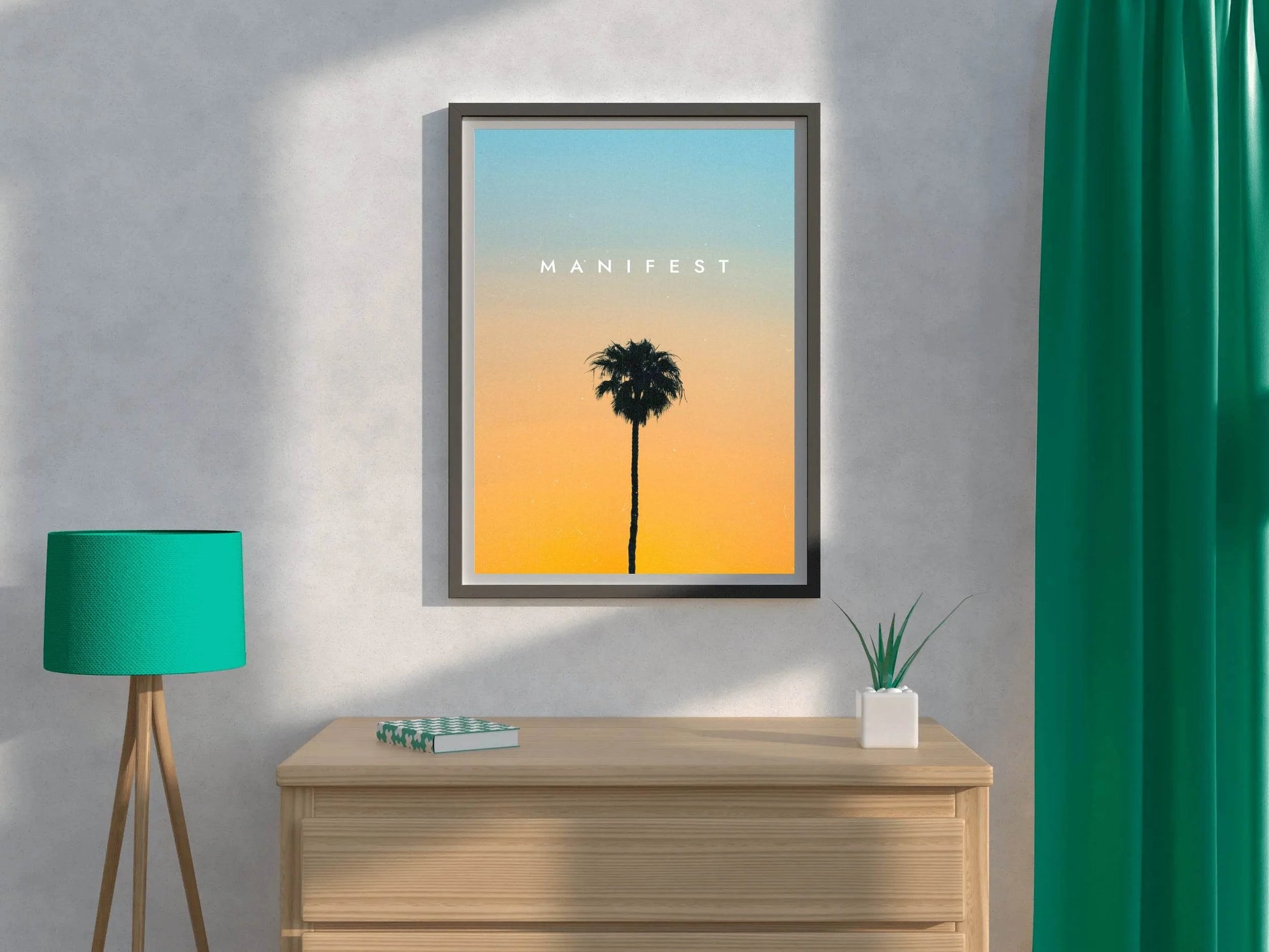 Manifest - Palm Tree Wall Art - beink online art store