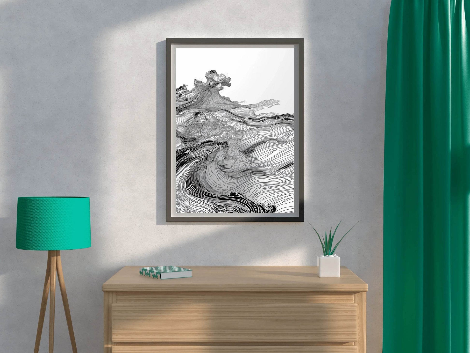 Fluid Dynamicsm Modern Wall Art - beink online art store