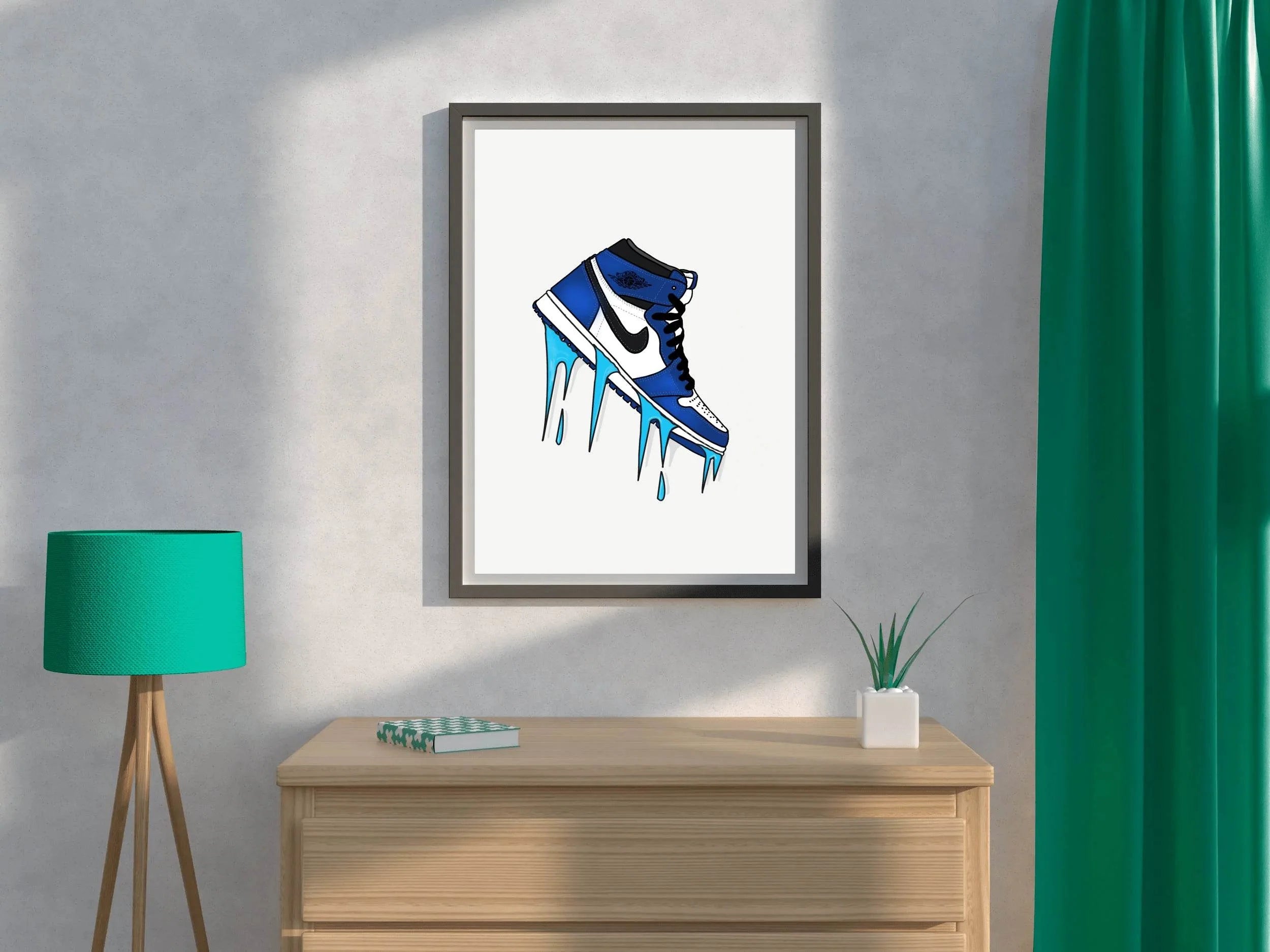 Nike Shoe Abstract Wall Art - beink online art store