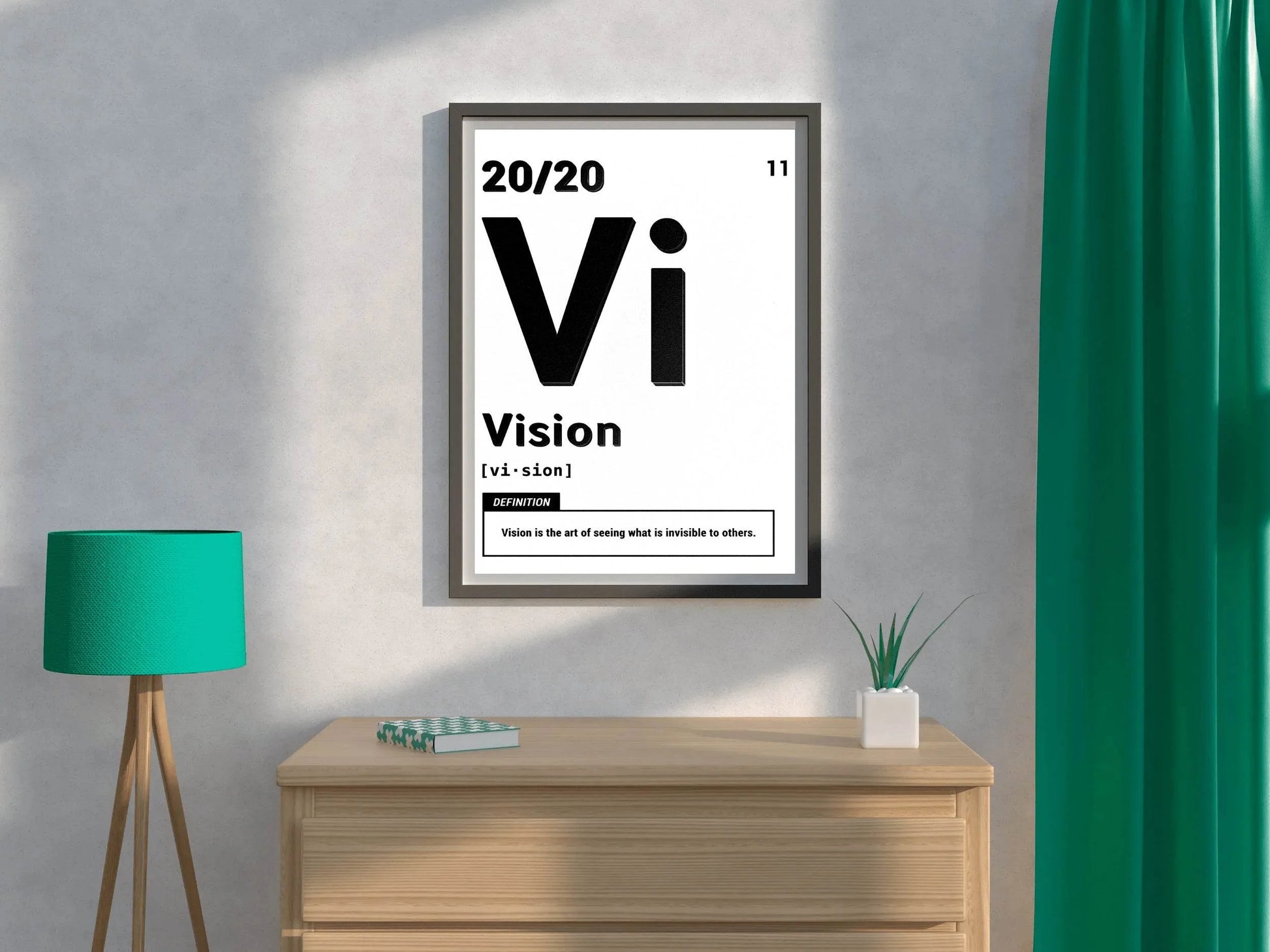 20/20 Vision Motivational Wall Art - beink online art store