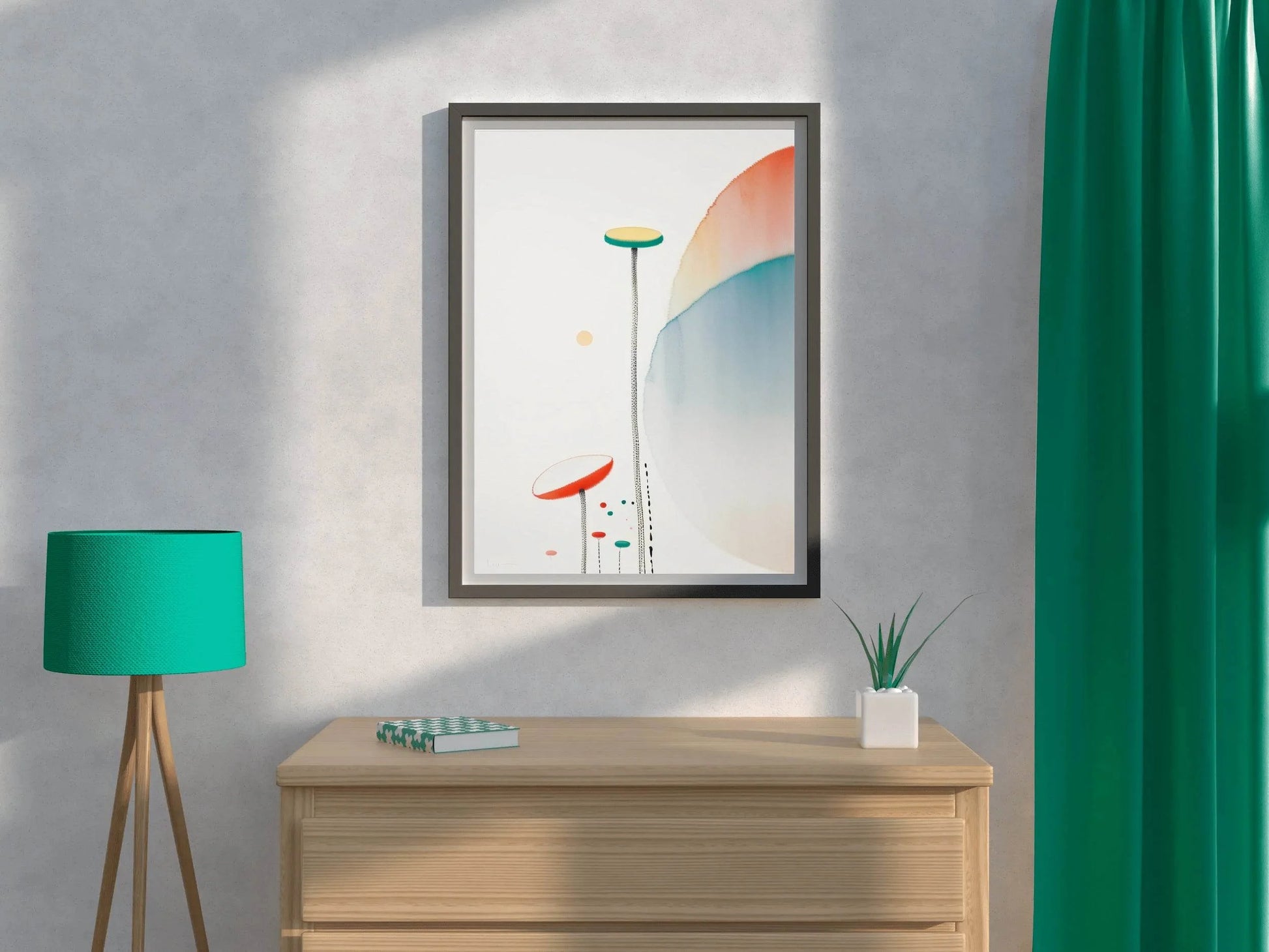 Creative Shapes Abstract Wall Art - beink online art store